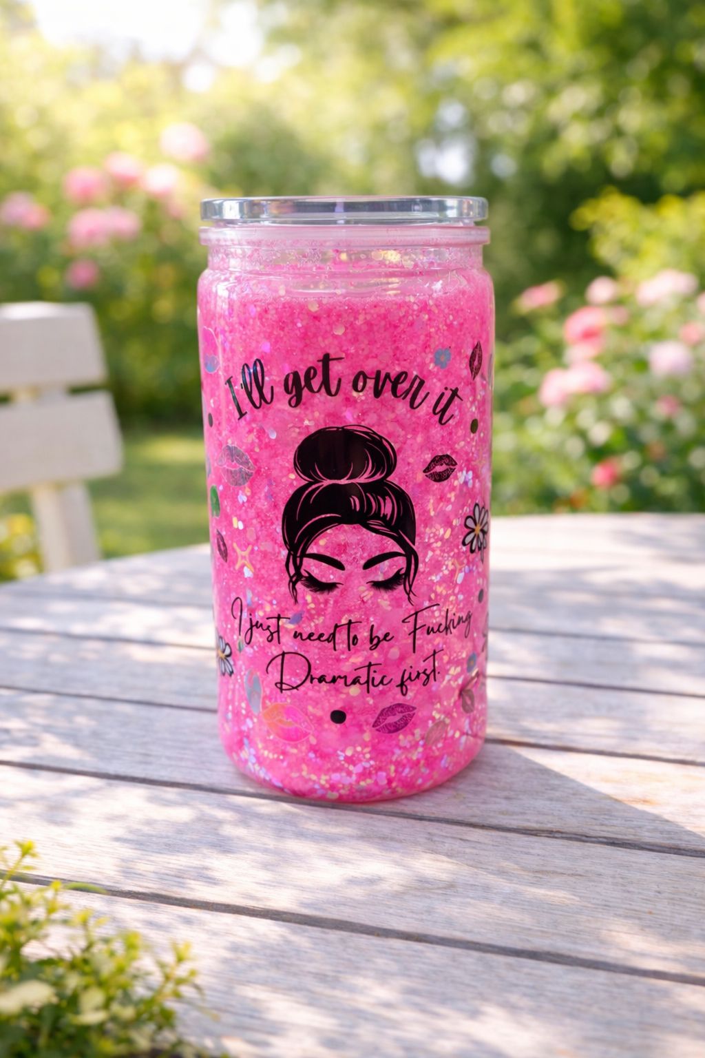 16oz “I'll Get Over It, I Just Need to Be Dramatic First” Snow Globe Cup
