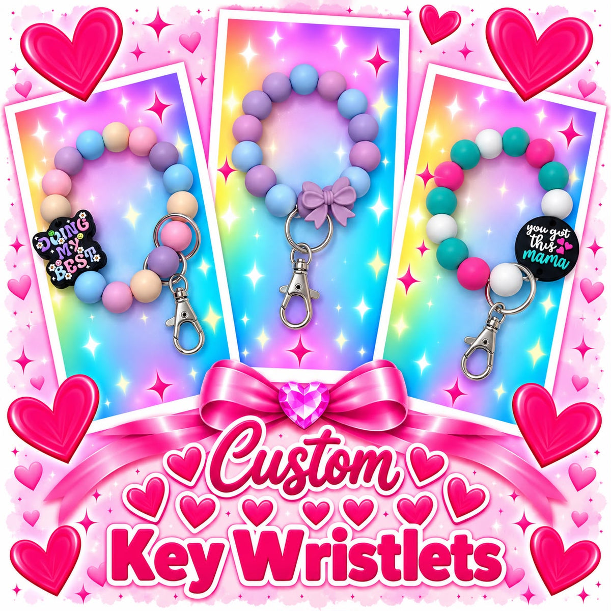 Custom Key Wristlets – Made to Order