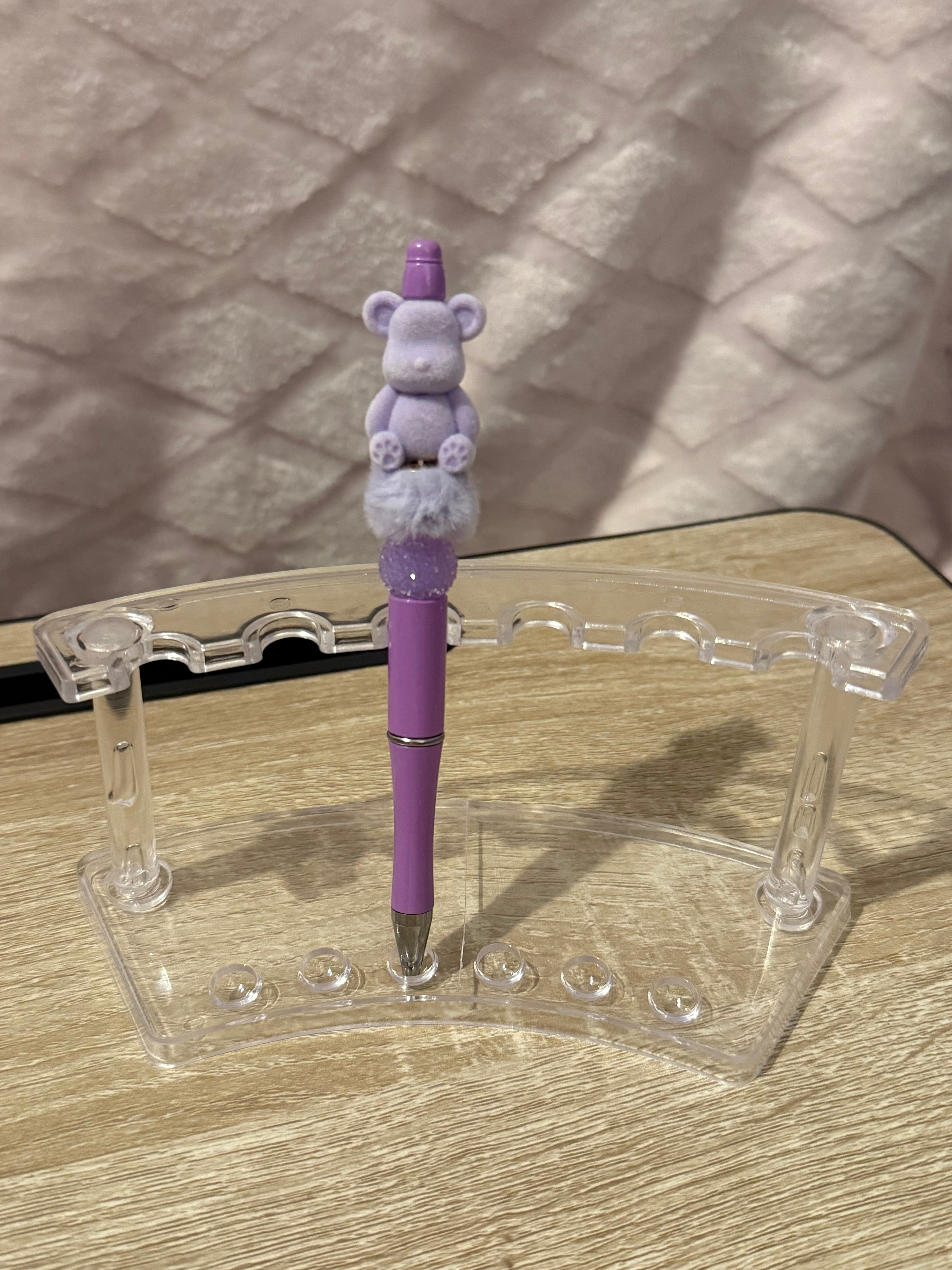 “Velour Purple Bear” Focal Pen