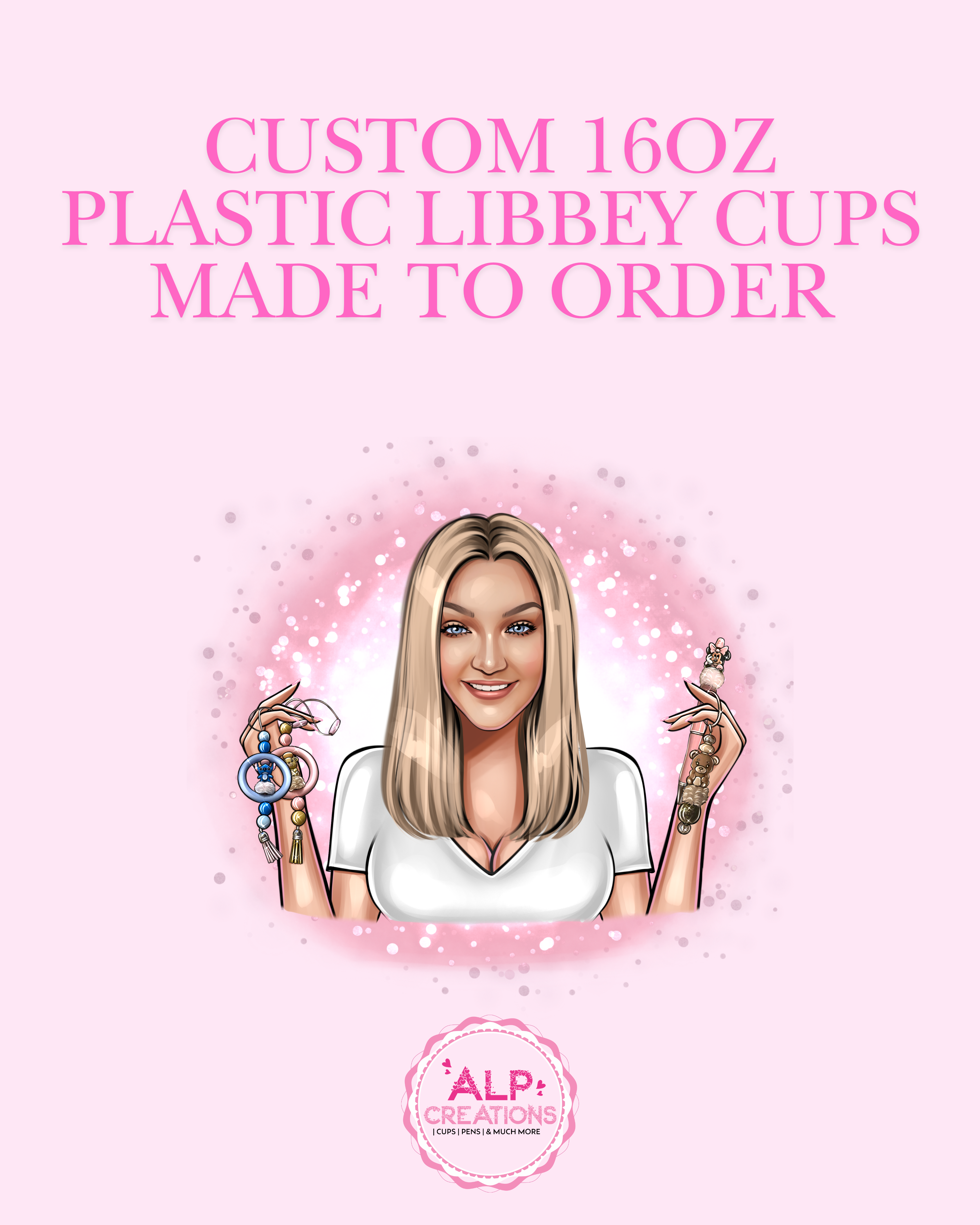 16oz Custom Plastic Libbey-Style Cup – Made to Order