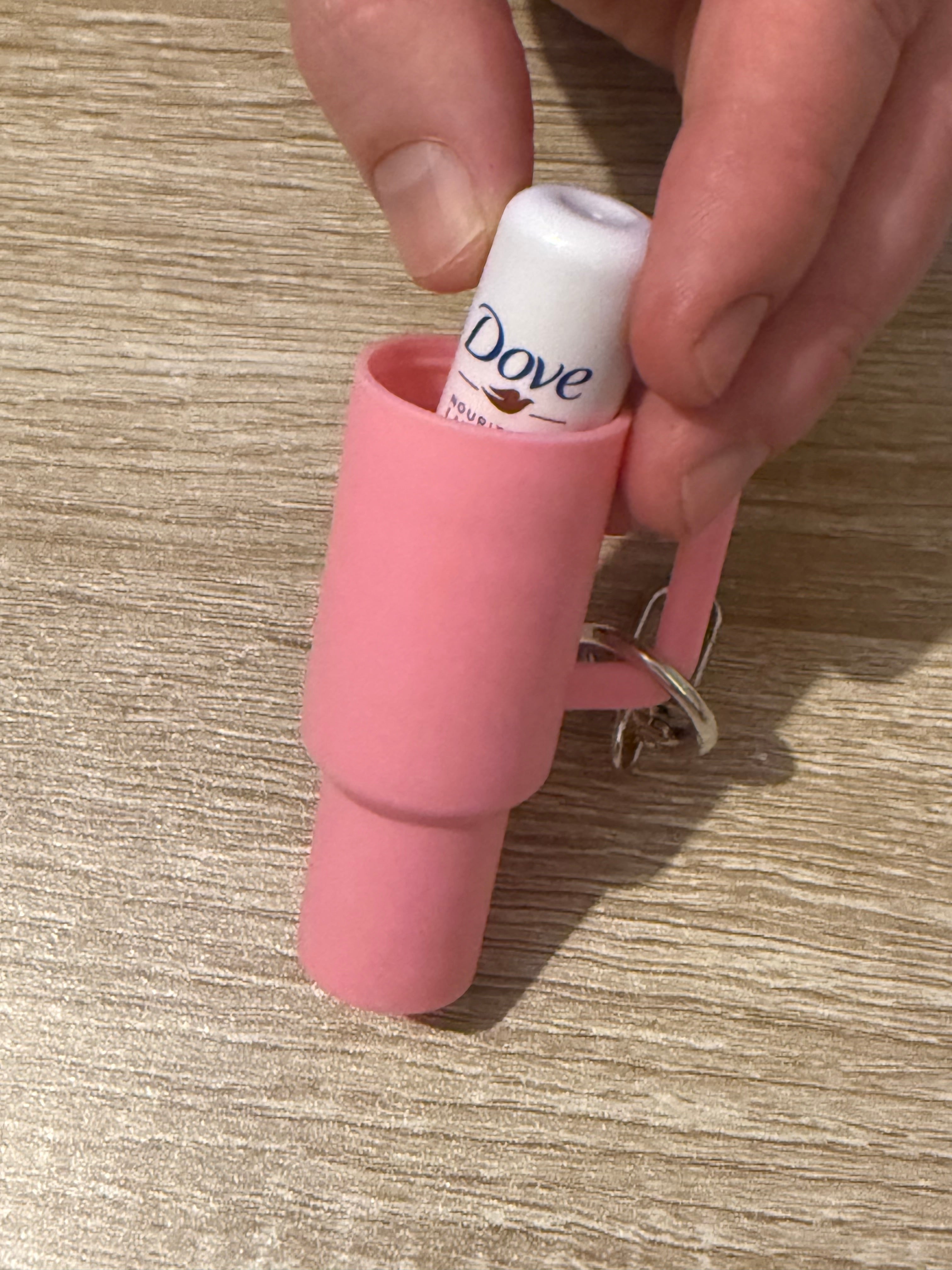 Mini Stanley Lip Balm Holder Keyring - Unwrapped