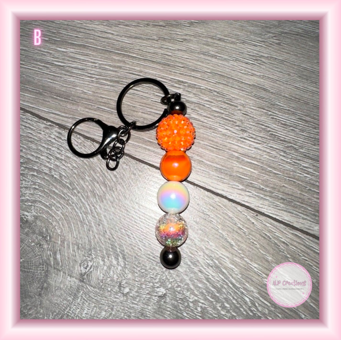 Beaded keyrings