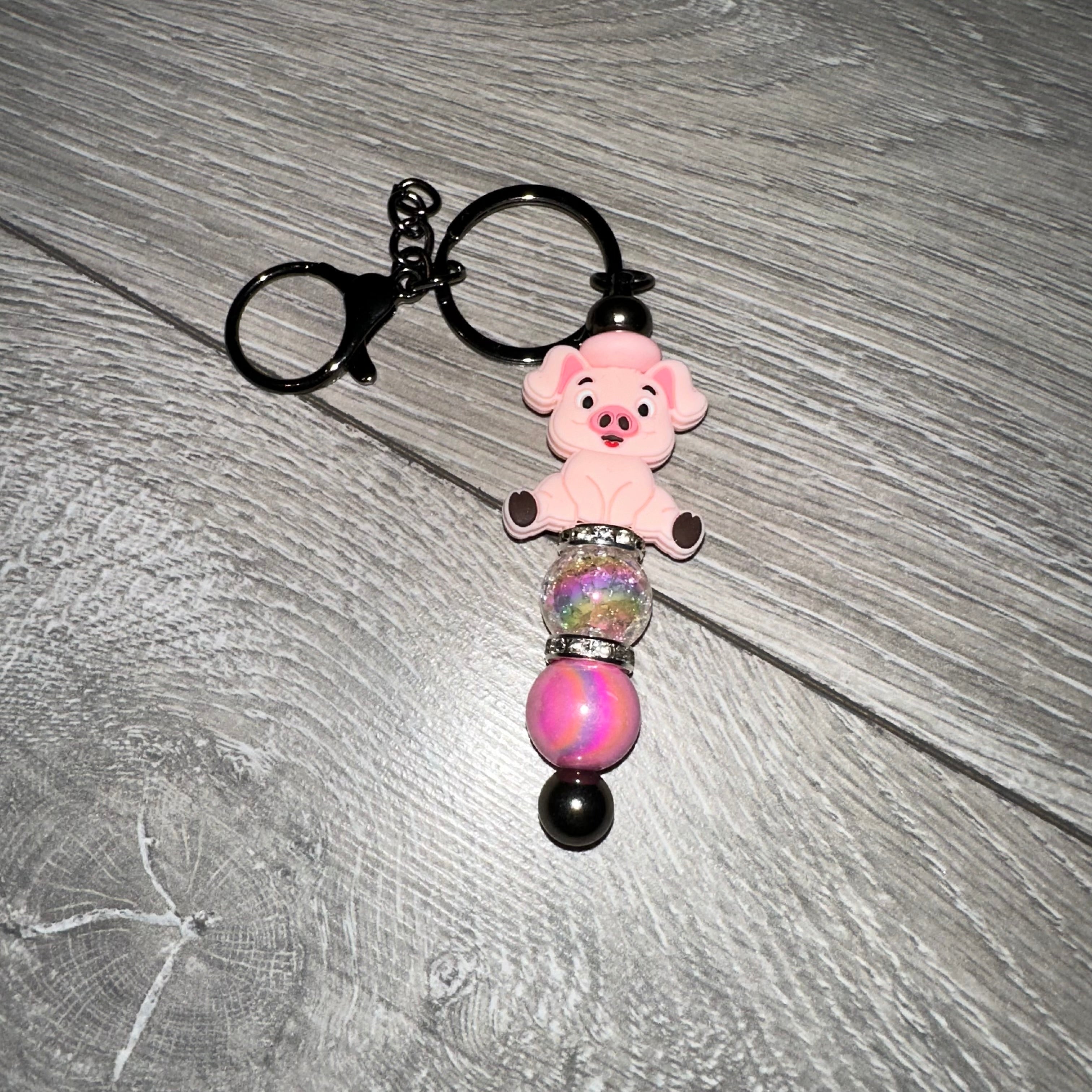 “Pig” Focal Keyring