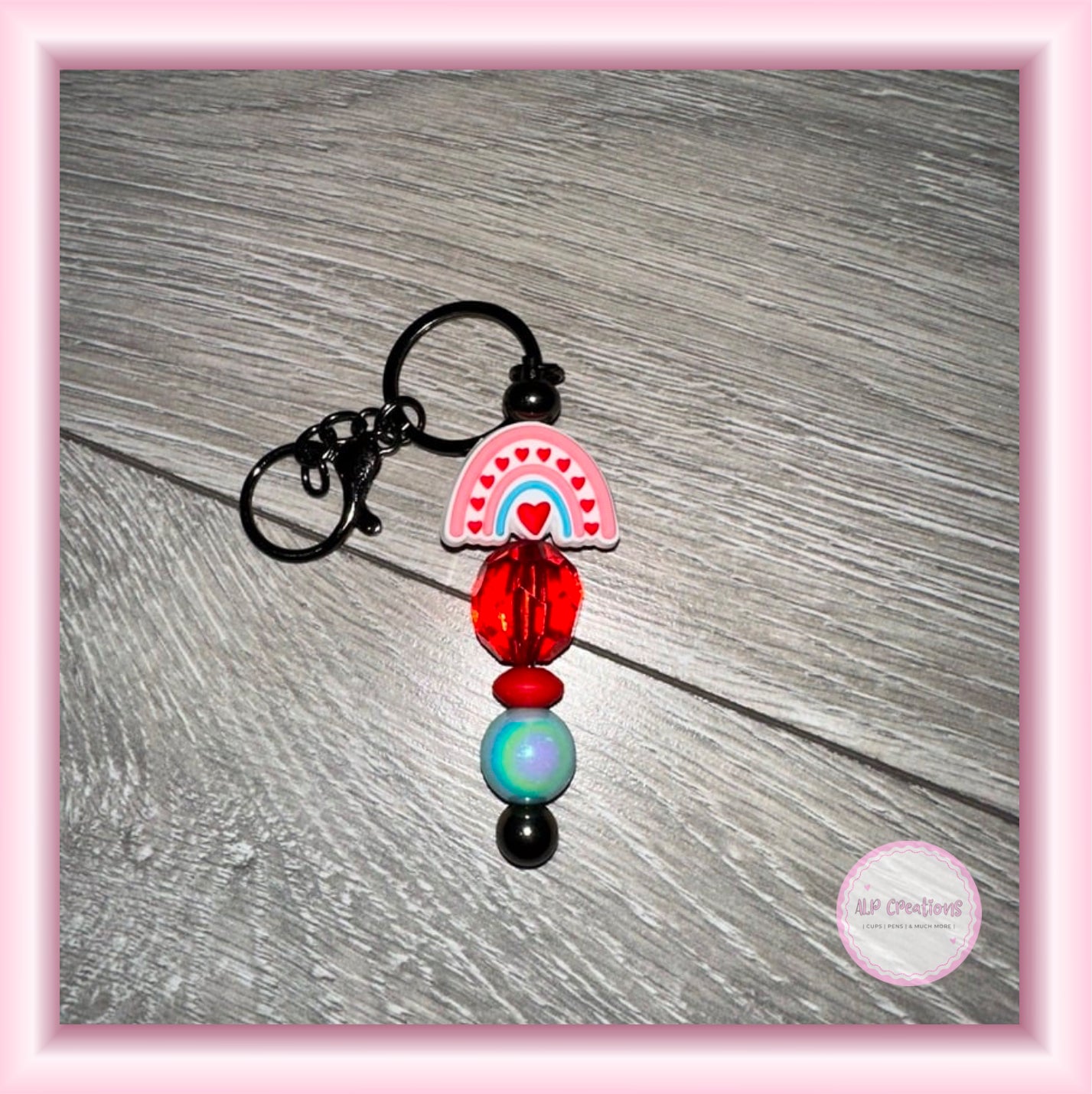 Rainbow Focal Keyring