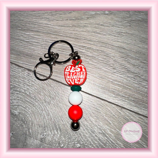 “Best Teacher Ever” Focal Keyring