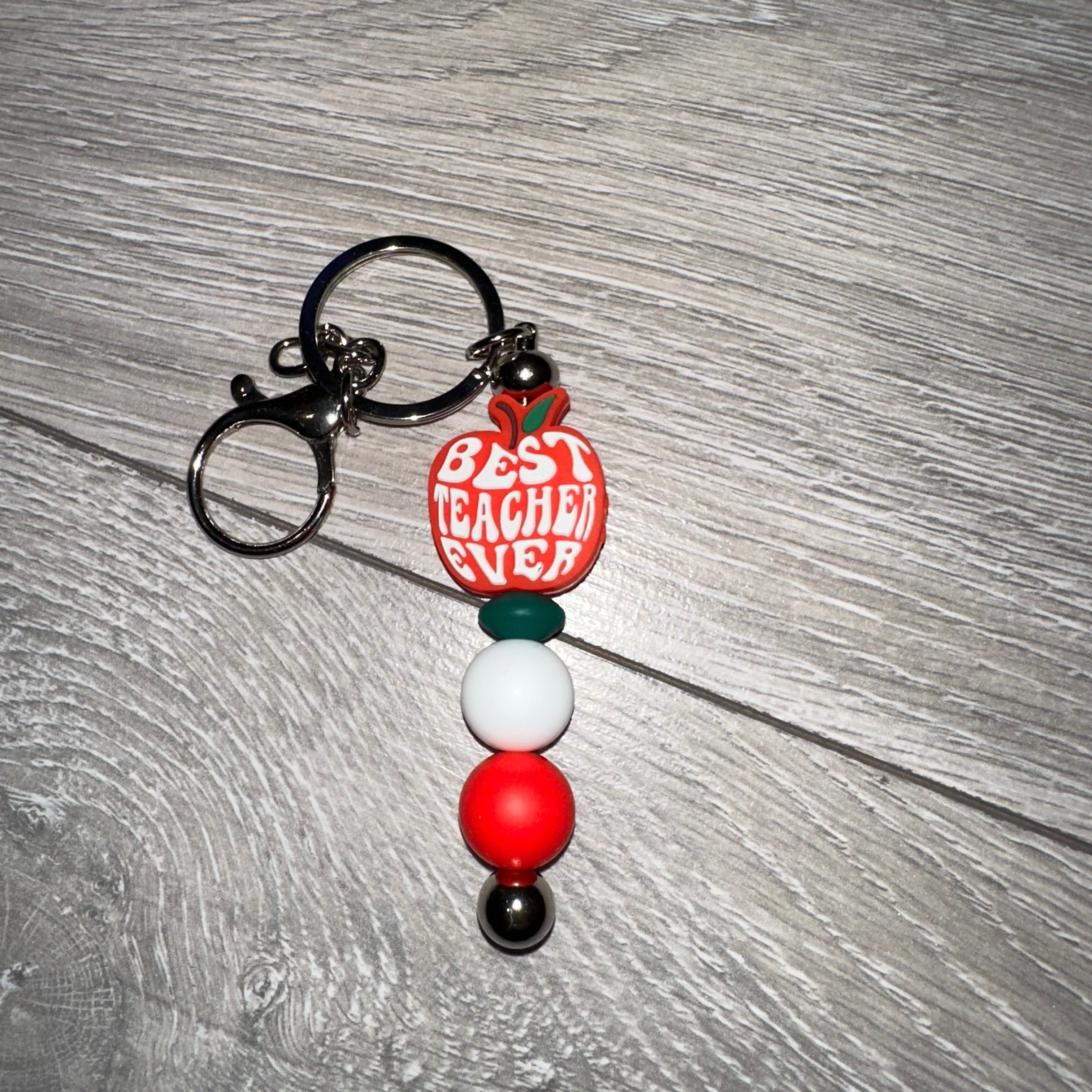 “Best Teacher Ever” Focal Keyring
