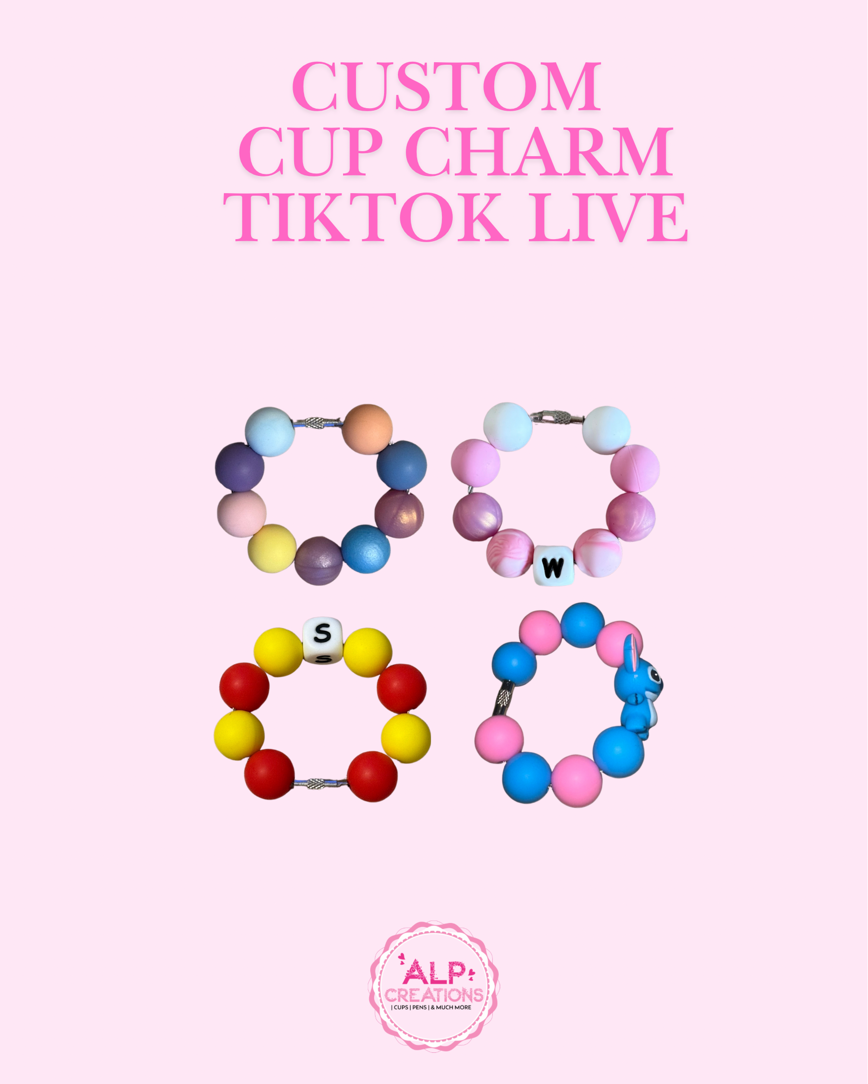 Custom Cup Charms TikTok Live
