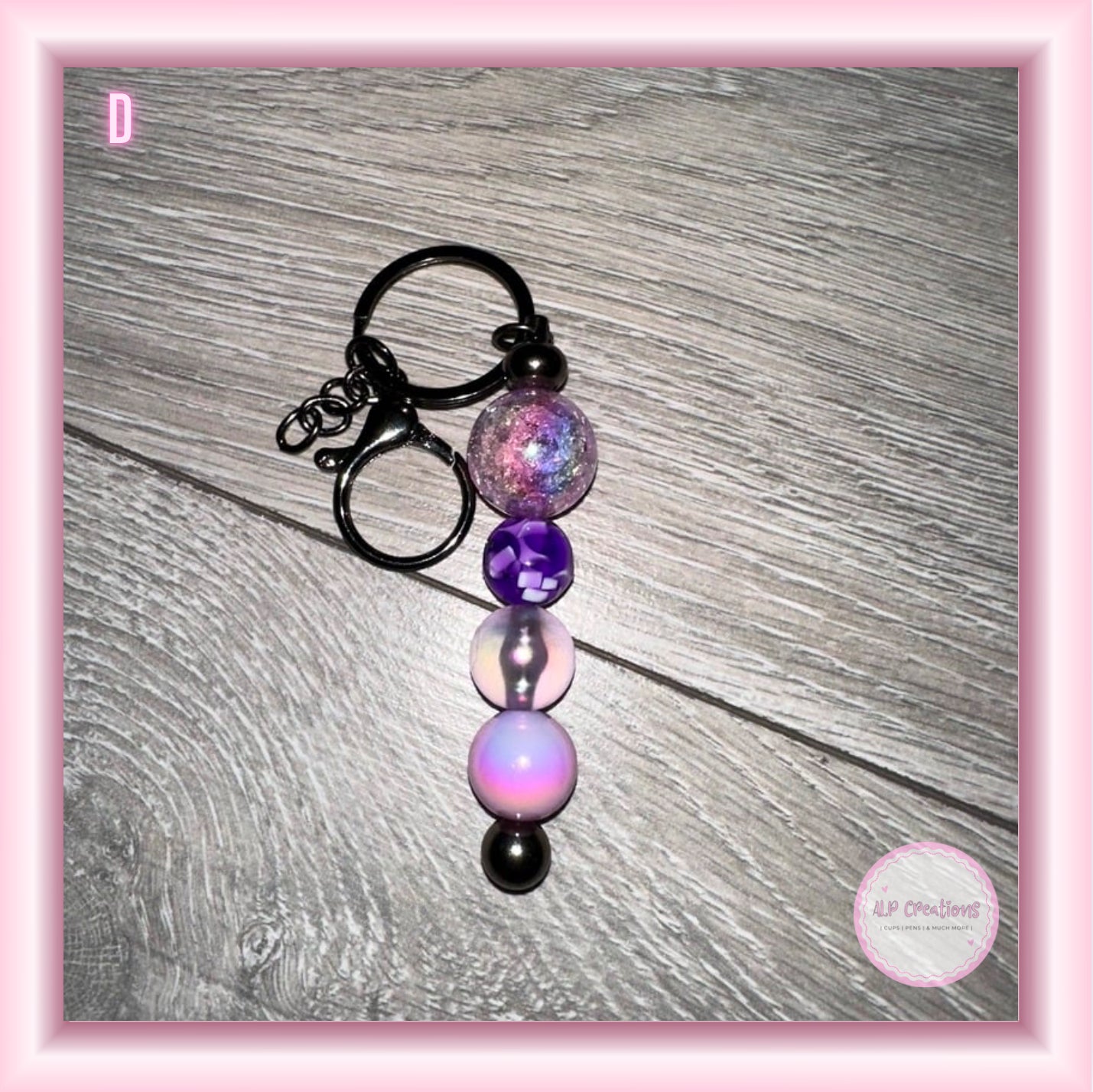 Beaded keyrings