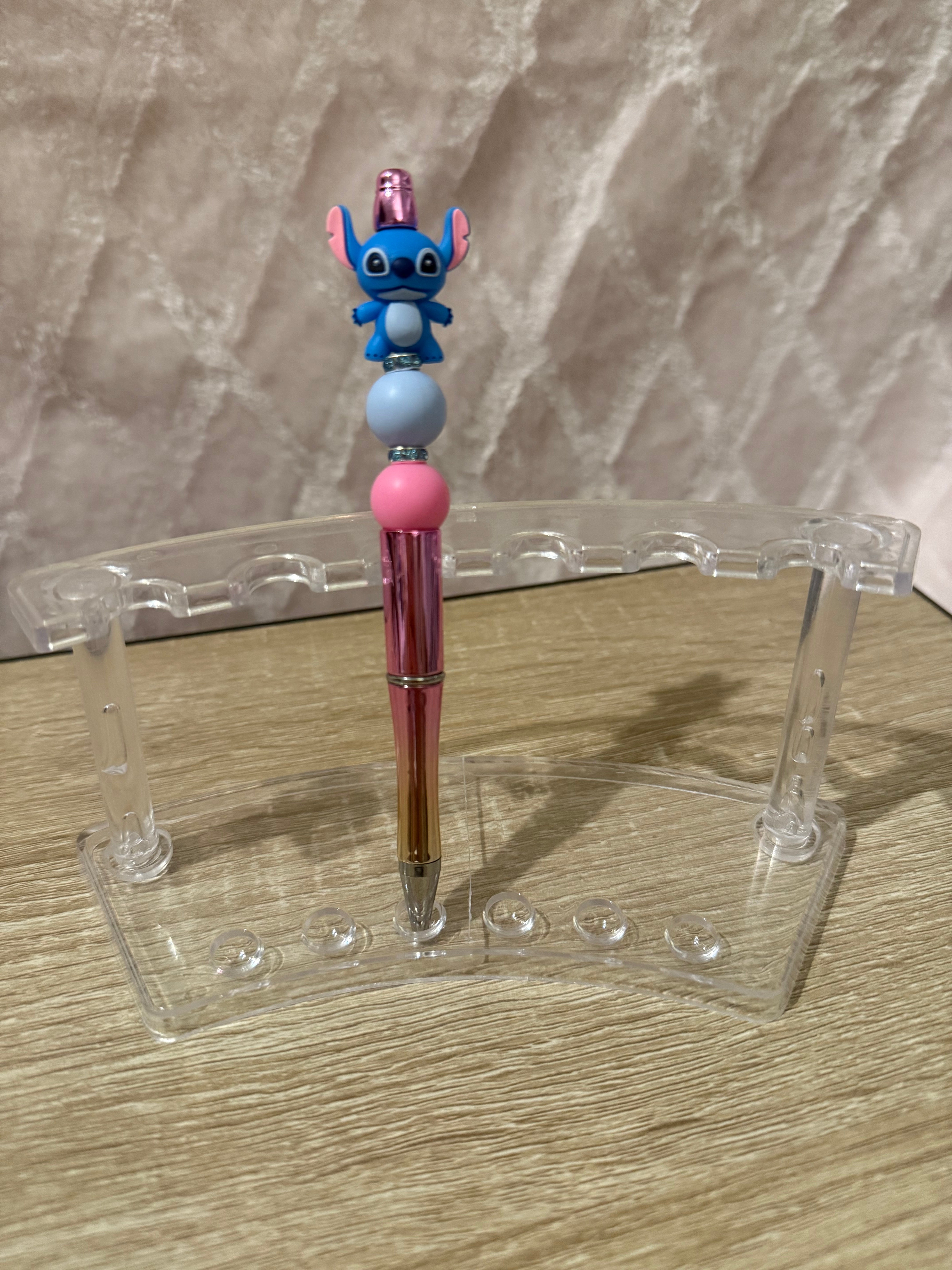 Metallic Pink “Stitch” Focal Pen