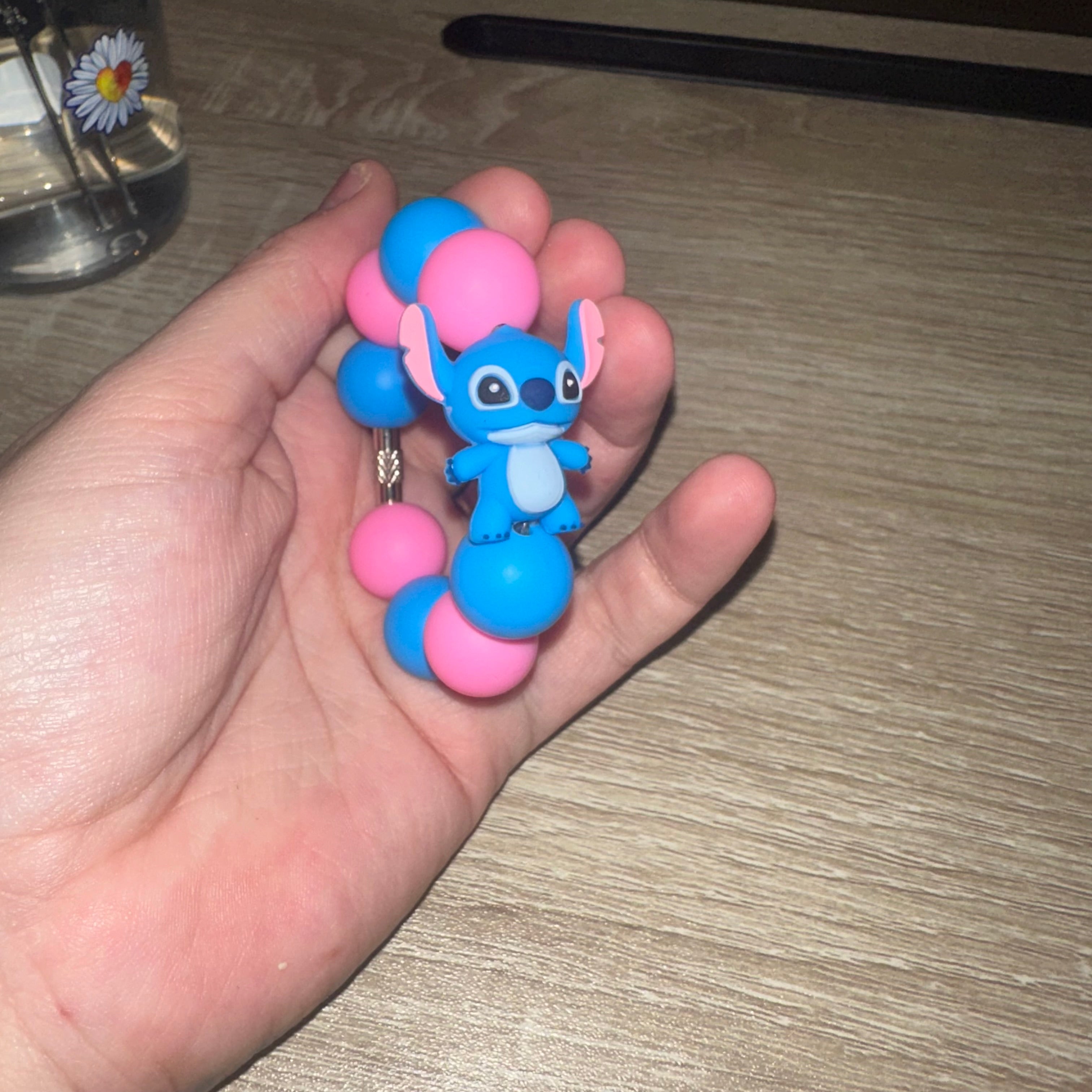 “Blue Alien” Cup Charm