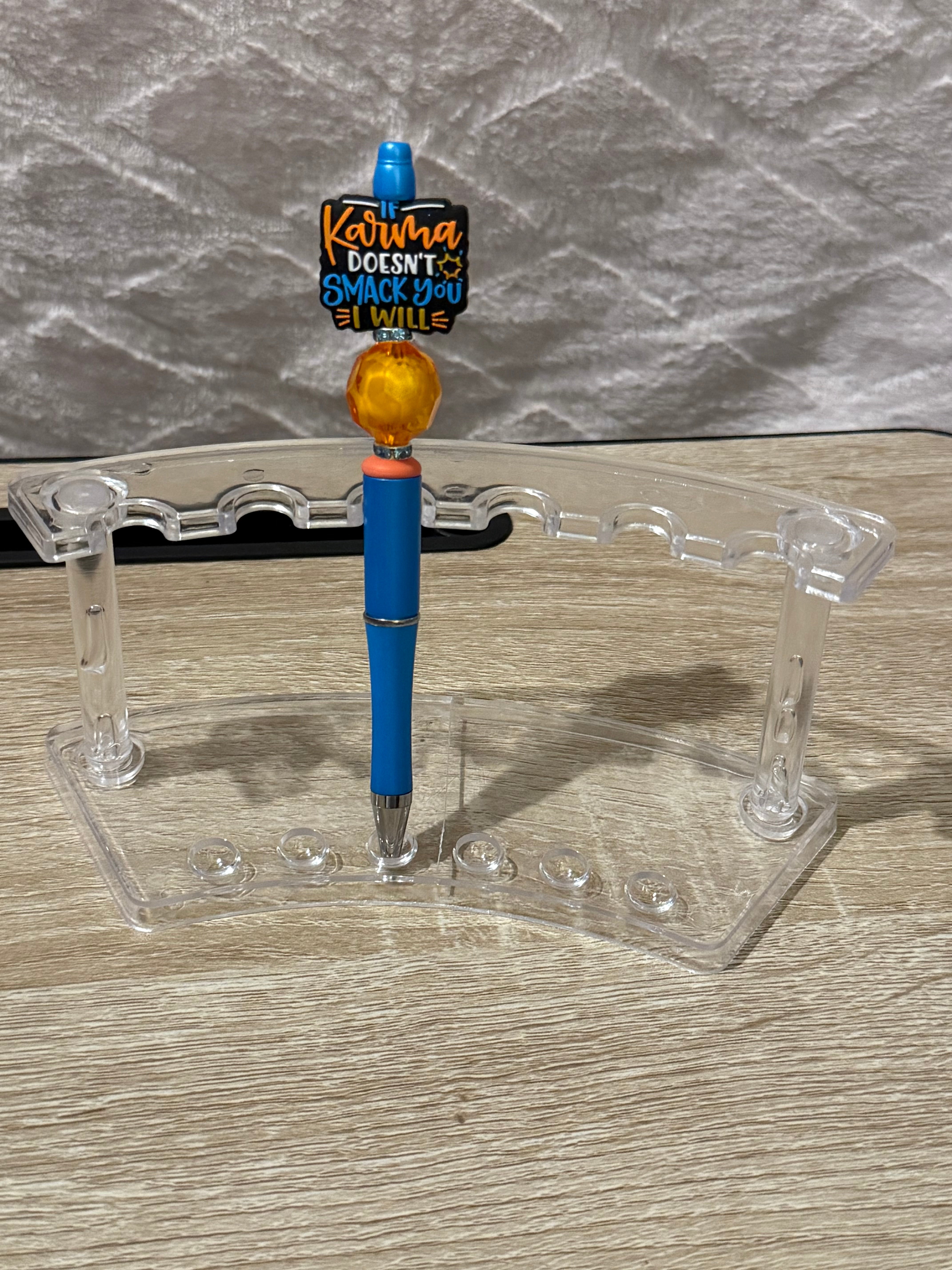 Blue “If Karma Doesn’t” Focal Pen