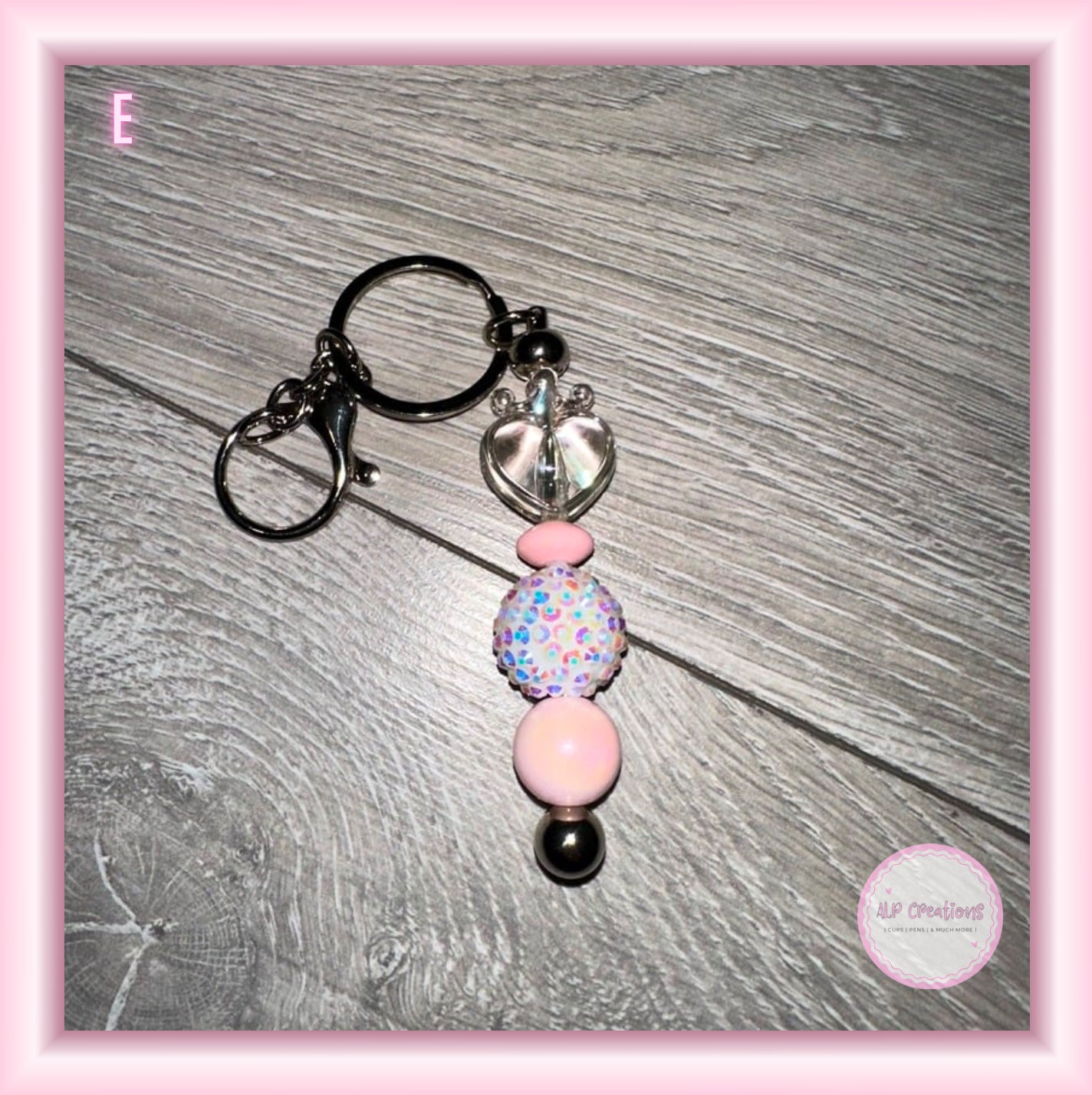 Beaded keyrings