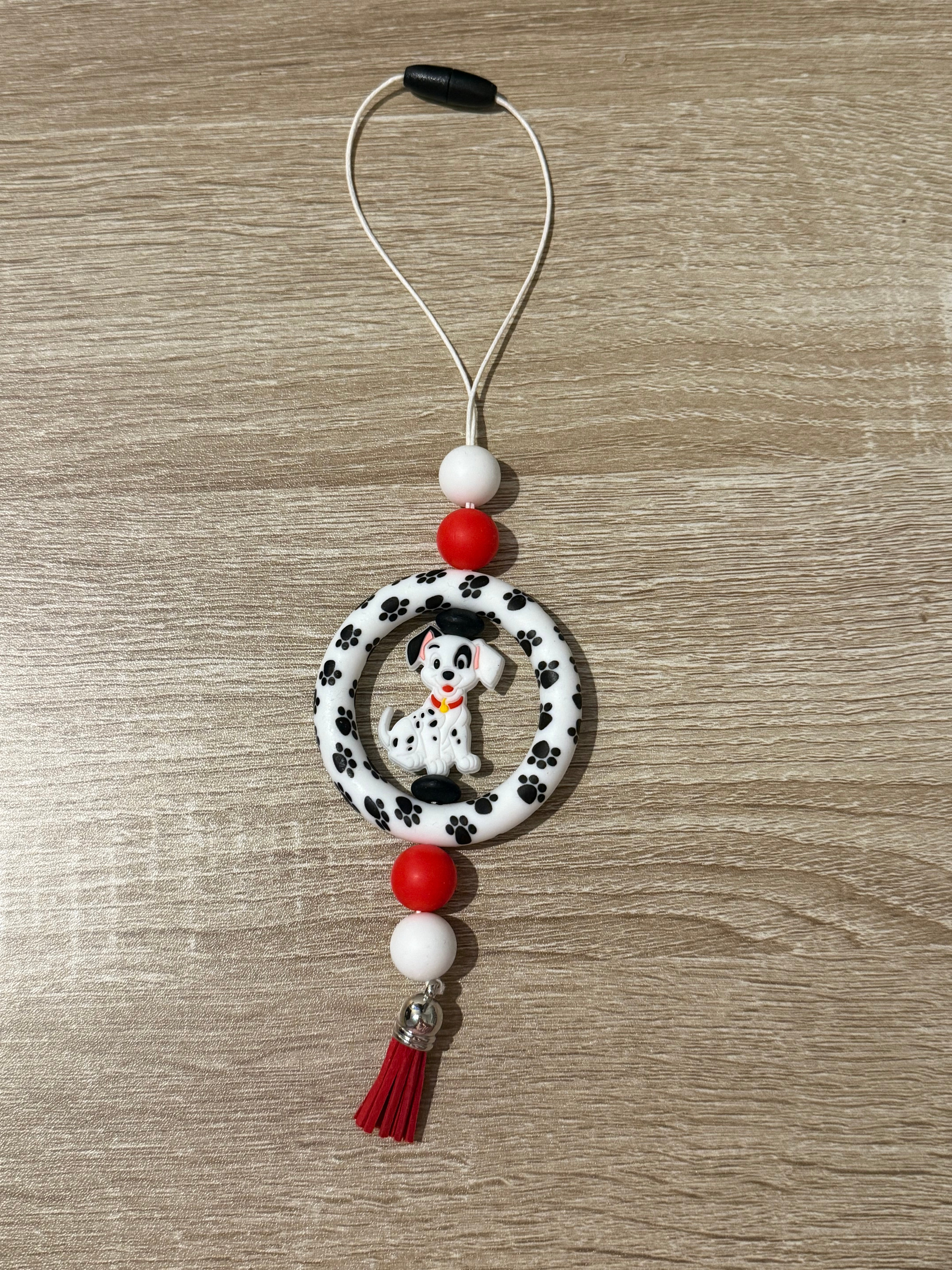 “Dalmatian” Rear View Mirror Car Charm