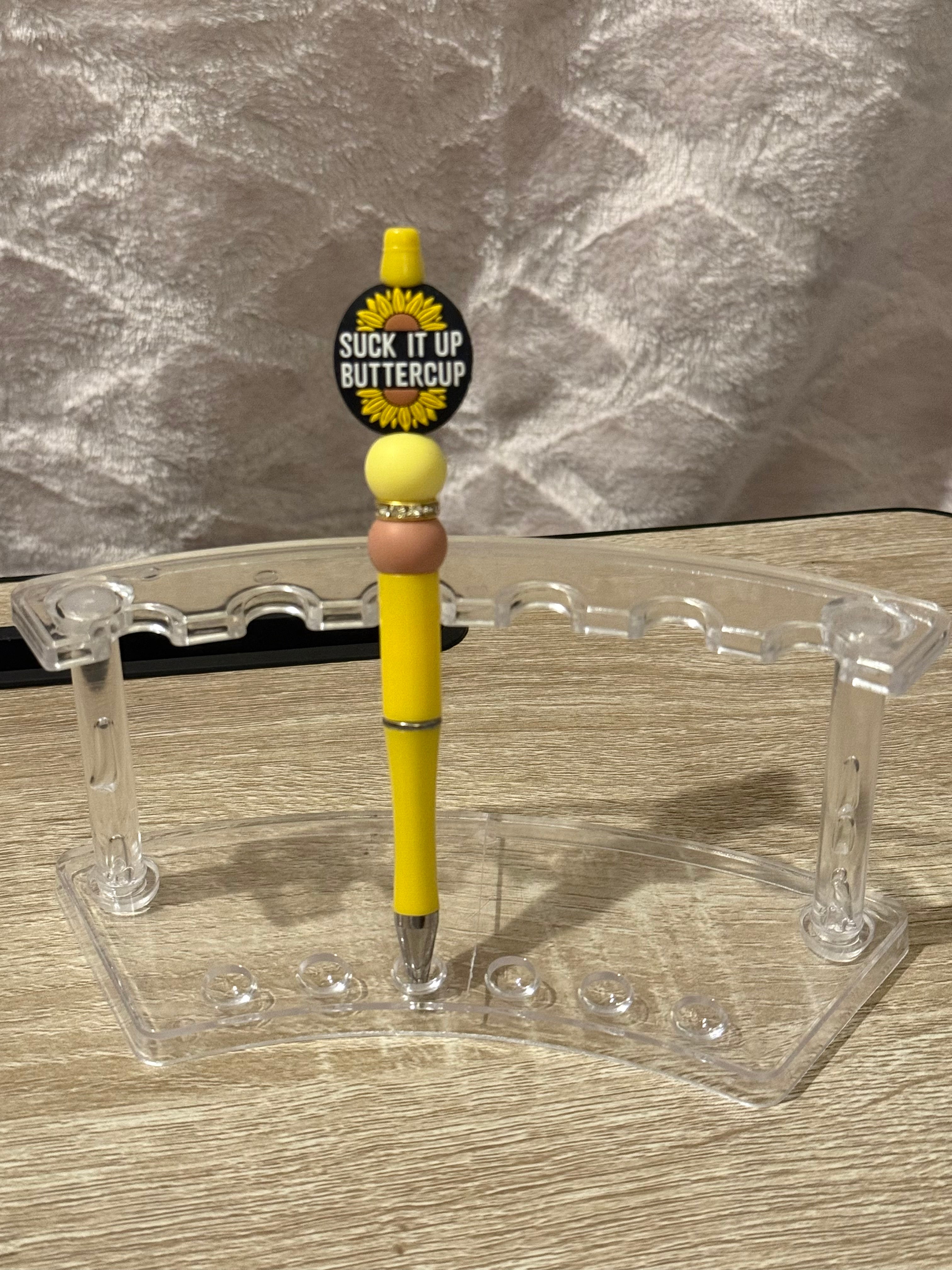 Yellow “Suck It Up Buttercup” Focal Pen