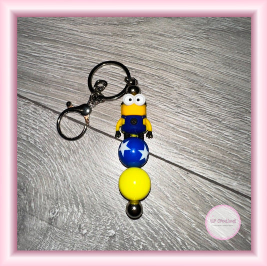 “Yellow Two Eyed Creature” Focal Keyring