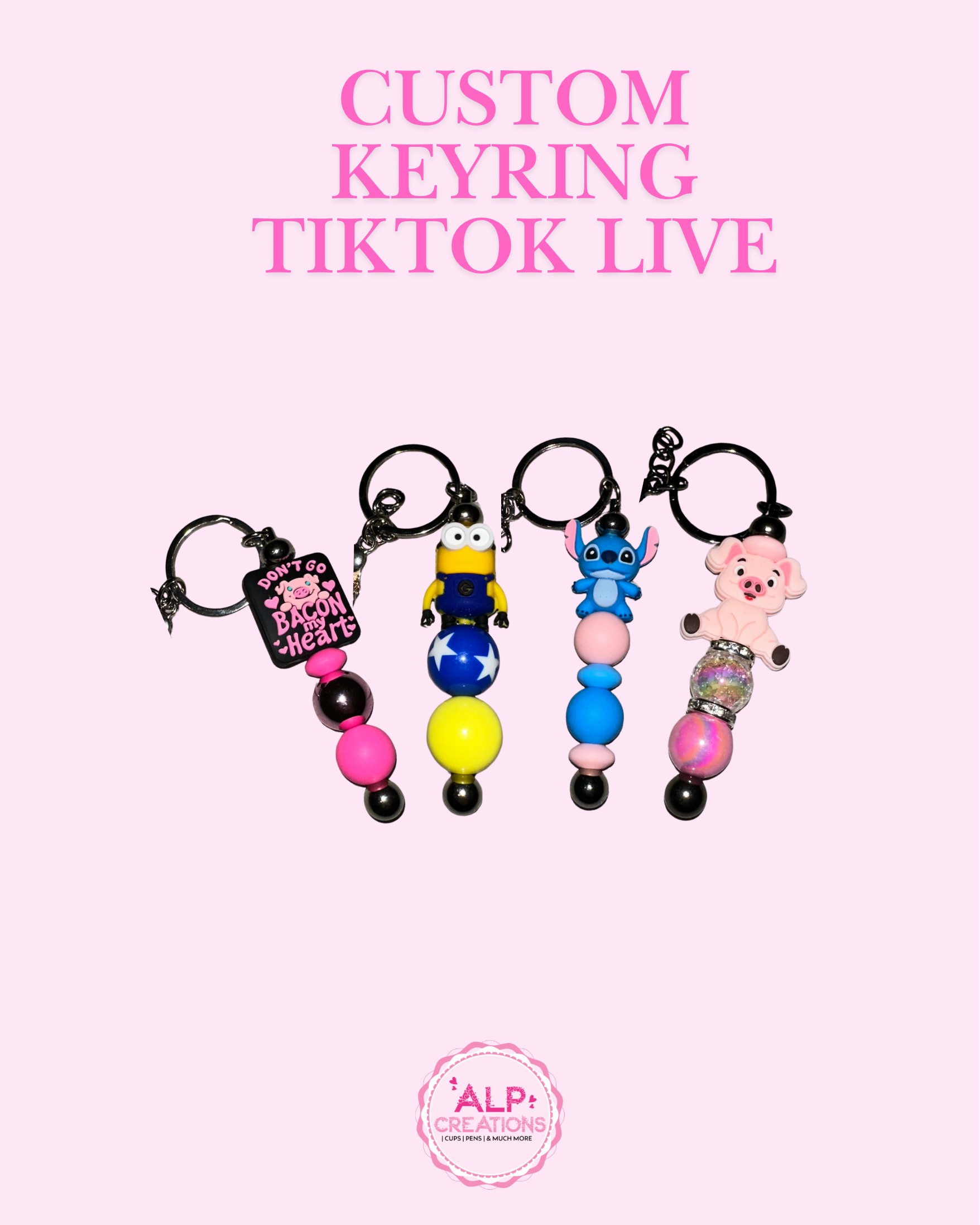 Custom Keyring TikTok