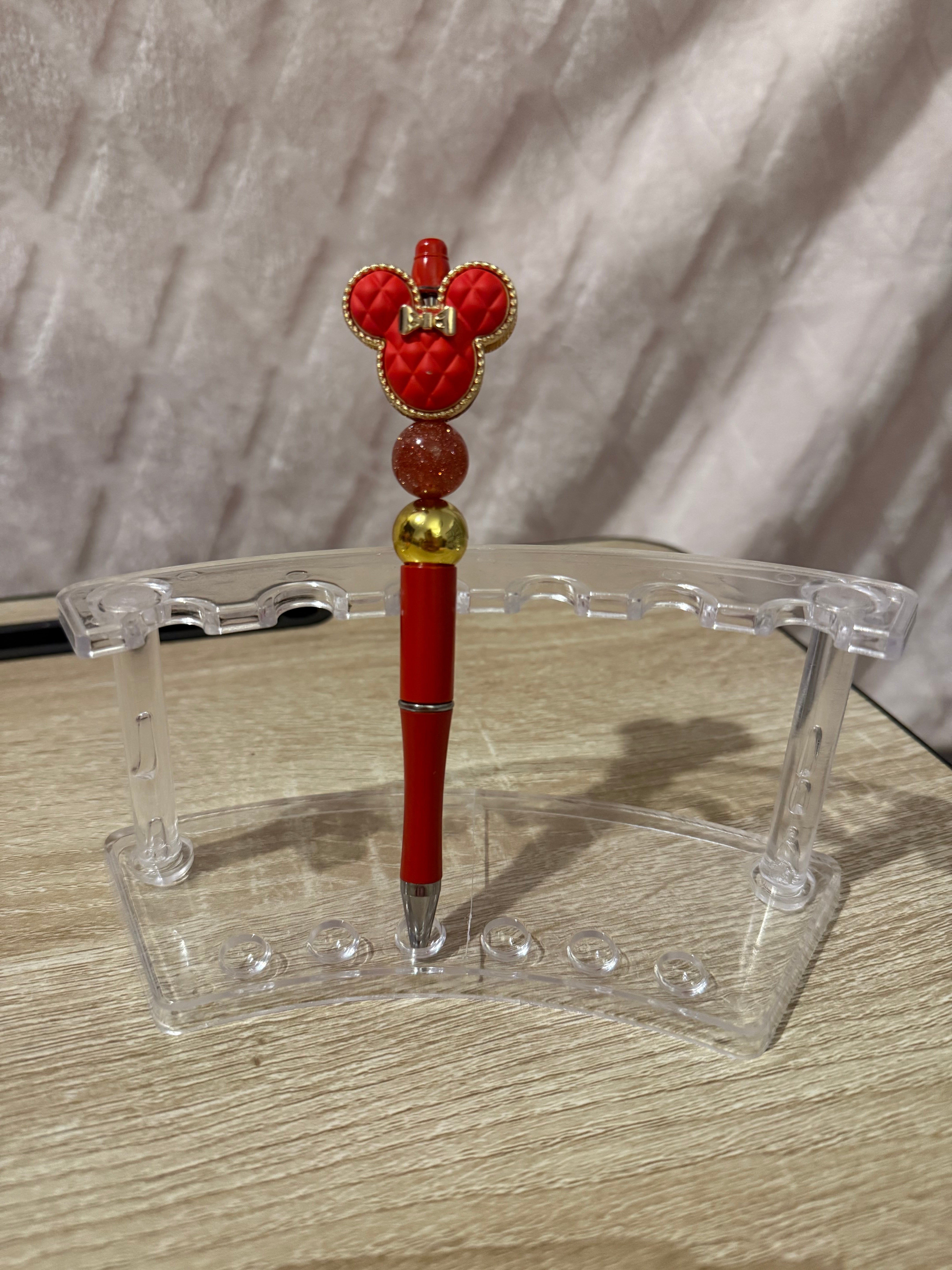 Red & Gold “Mickey Head” Focal Pen