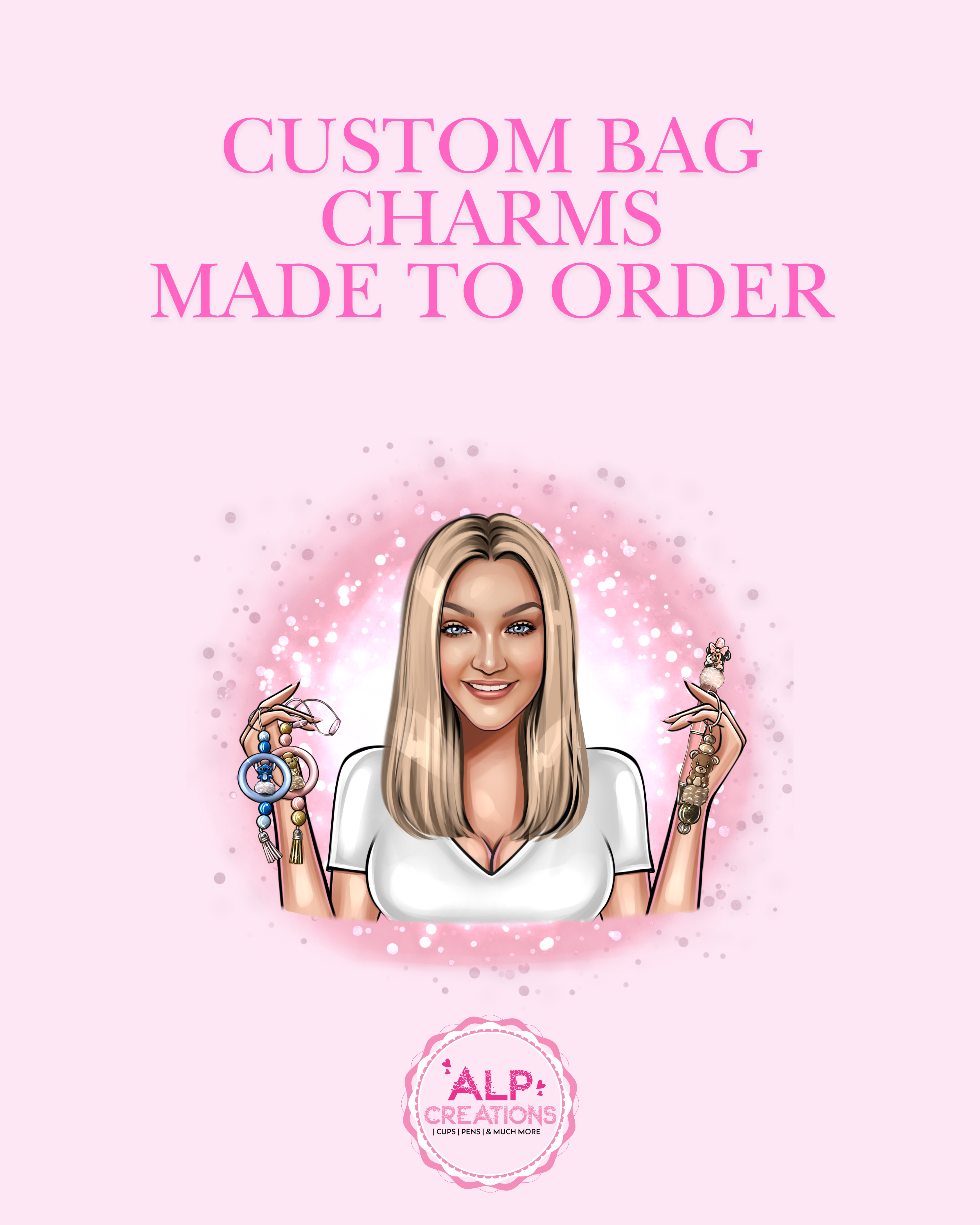 Custom Bag Charms – Made to Order
