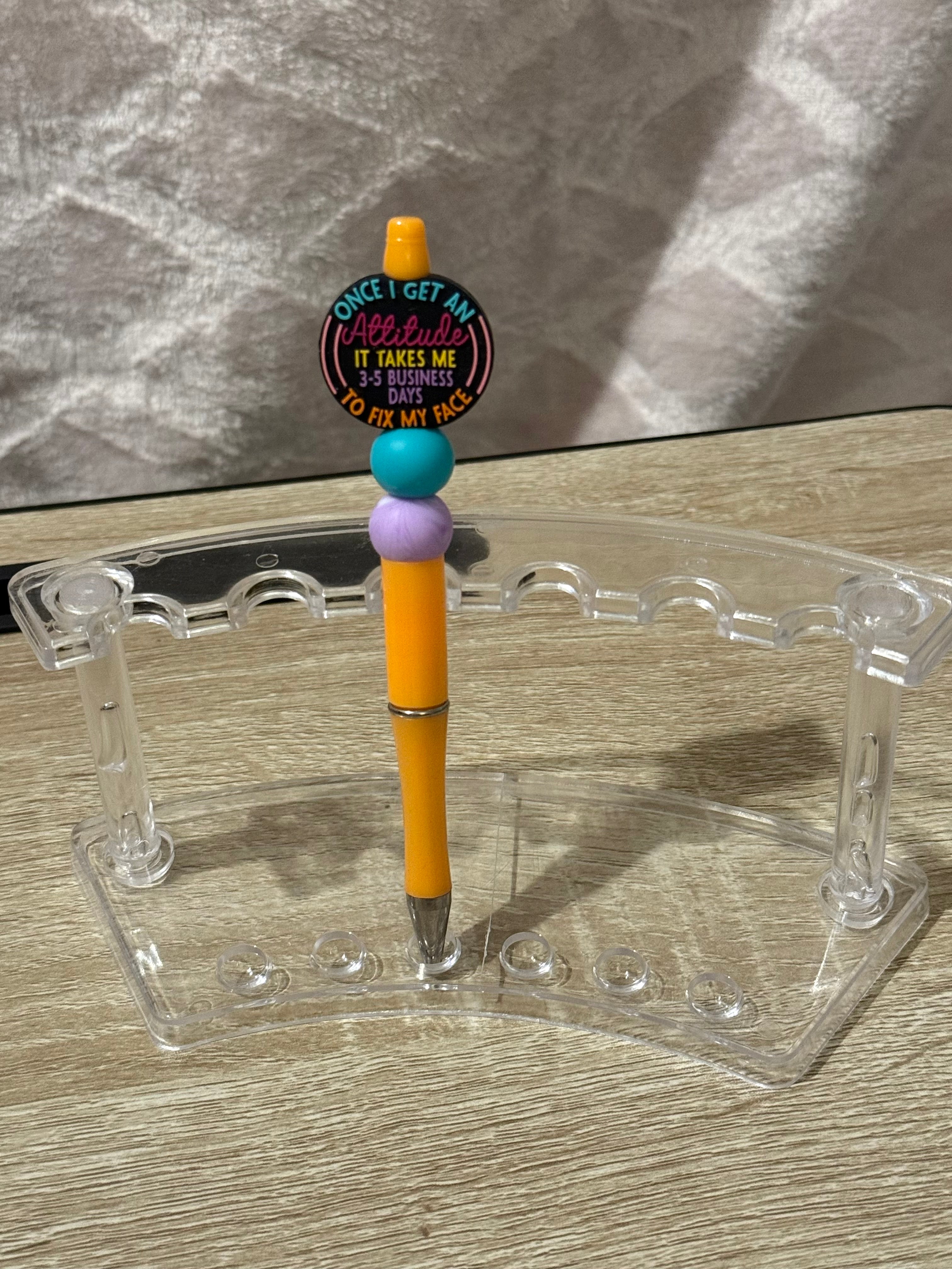Orange “Once I Get An Attitude” Focal Pen
