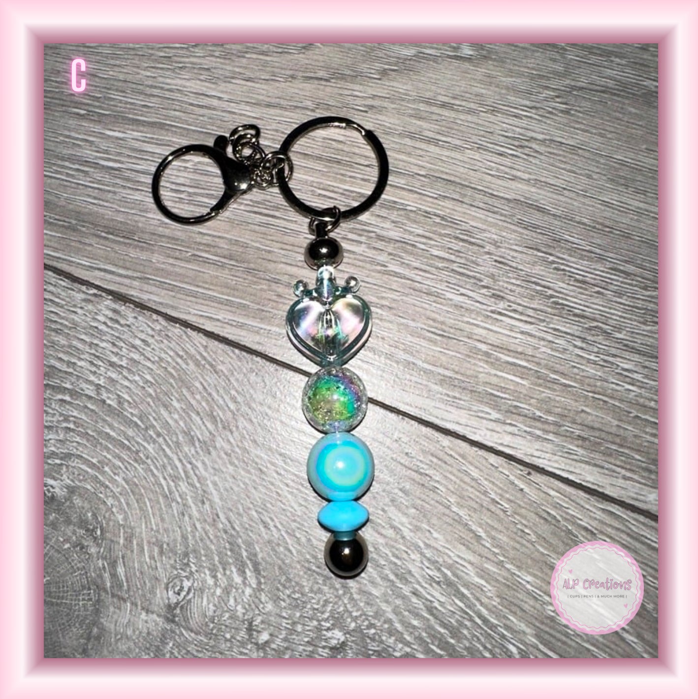 Beaded keyrings