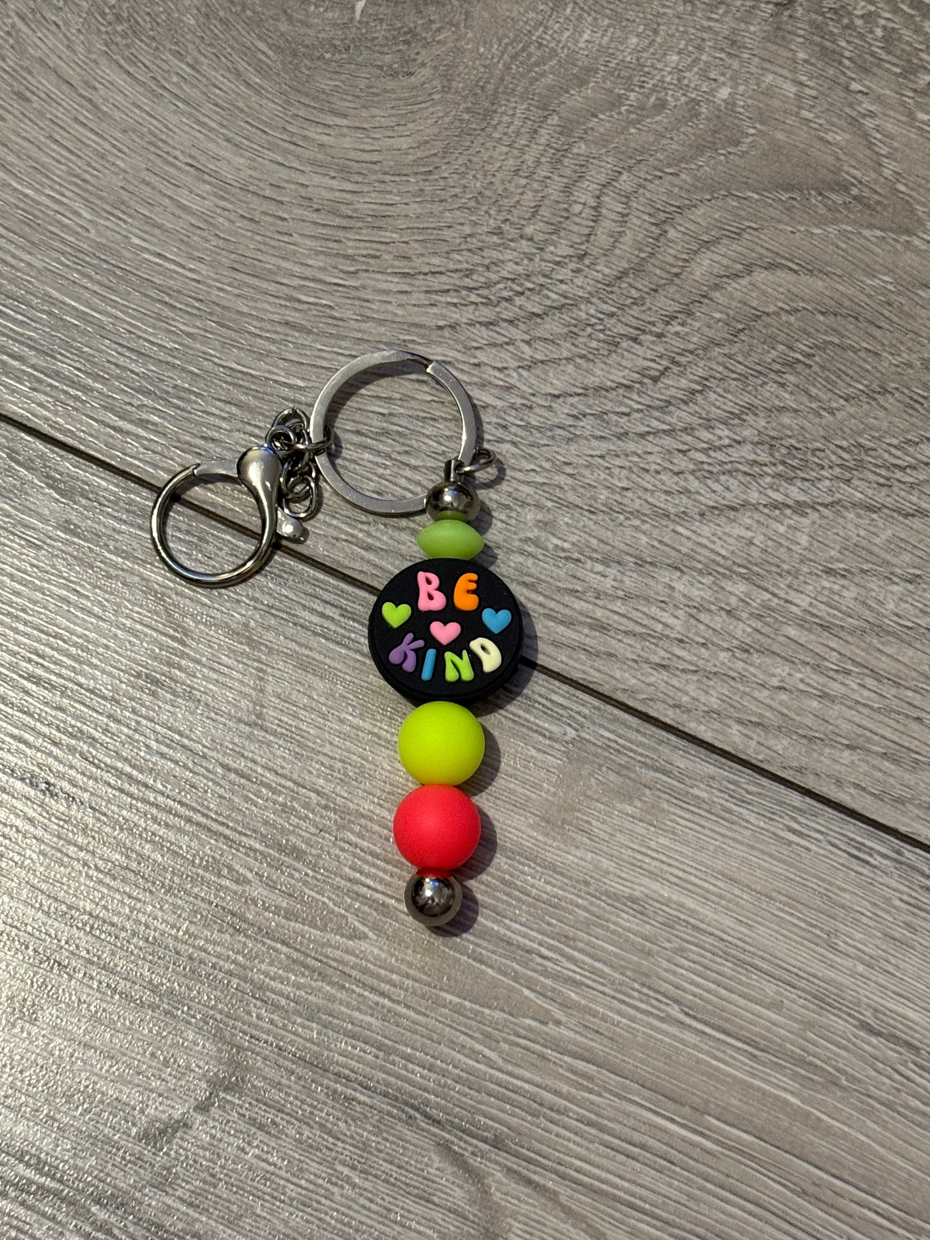 Neon “Be Kind” Focal Keyring