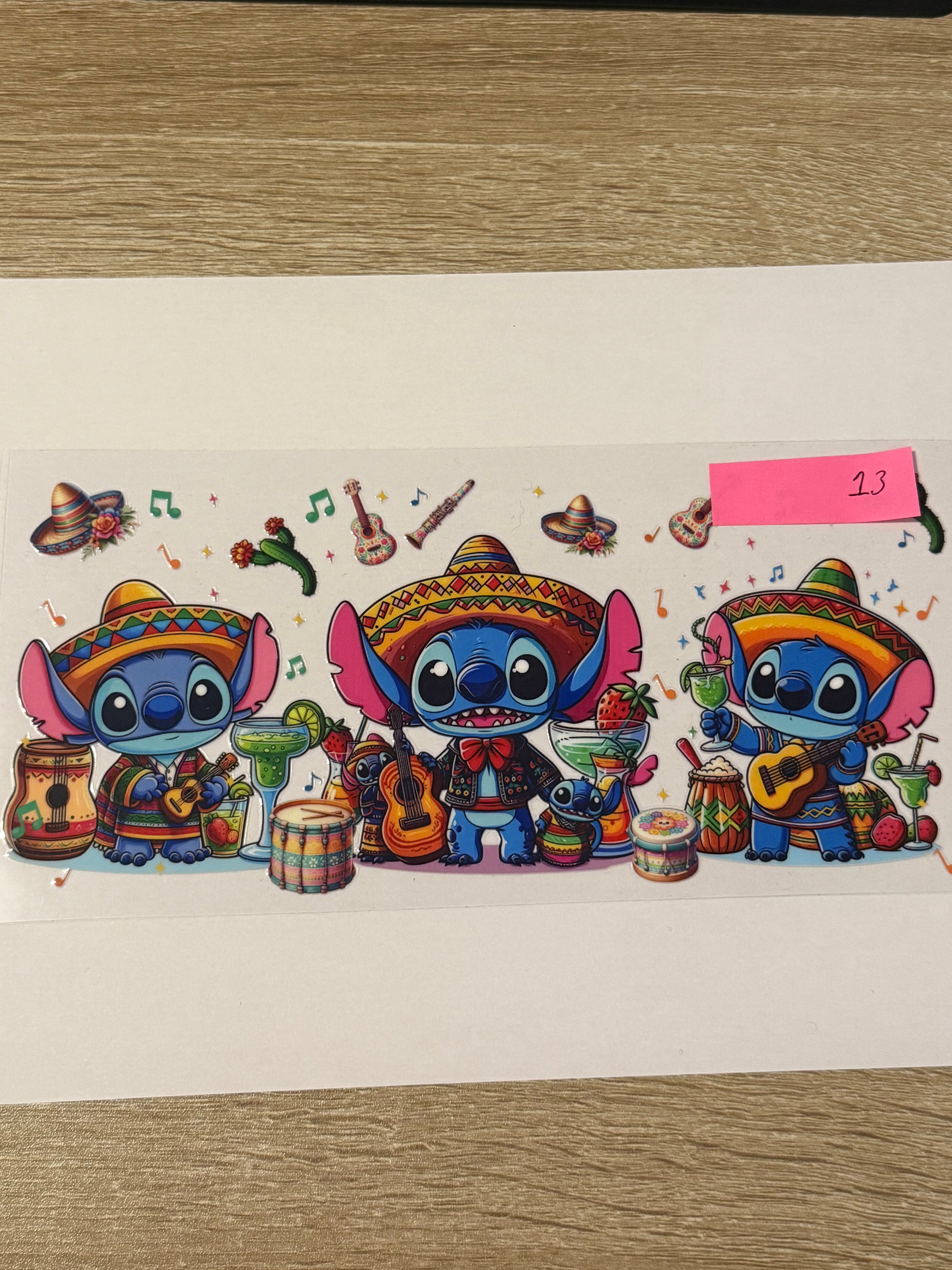 14- “Mexican Stitch” 16oz Libbey Cup Wrap