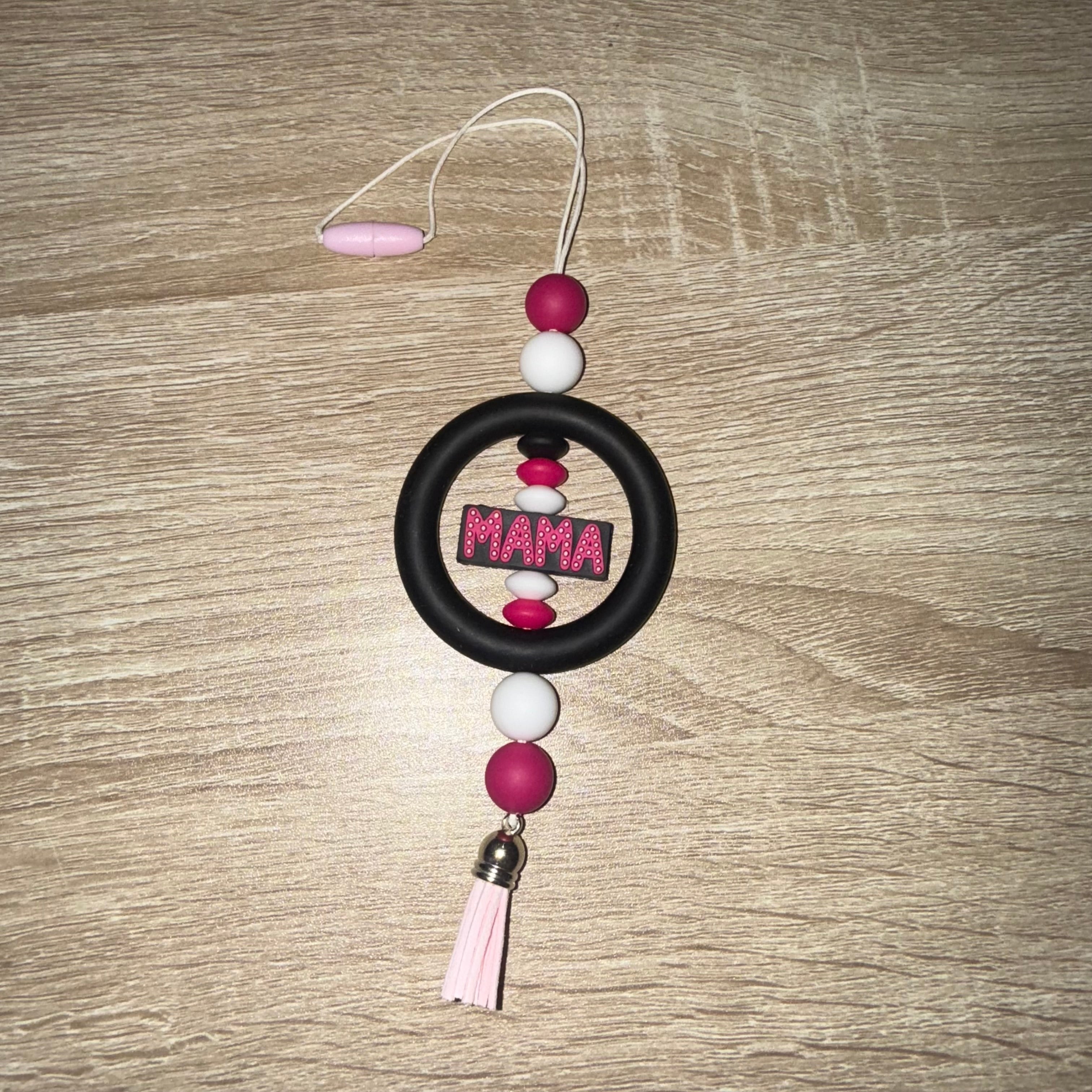 “Mama” Rear View Mirror Car Charm