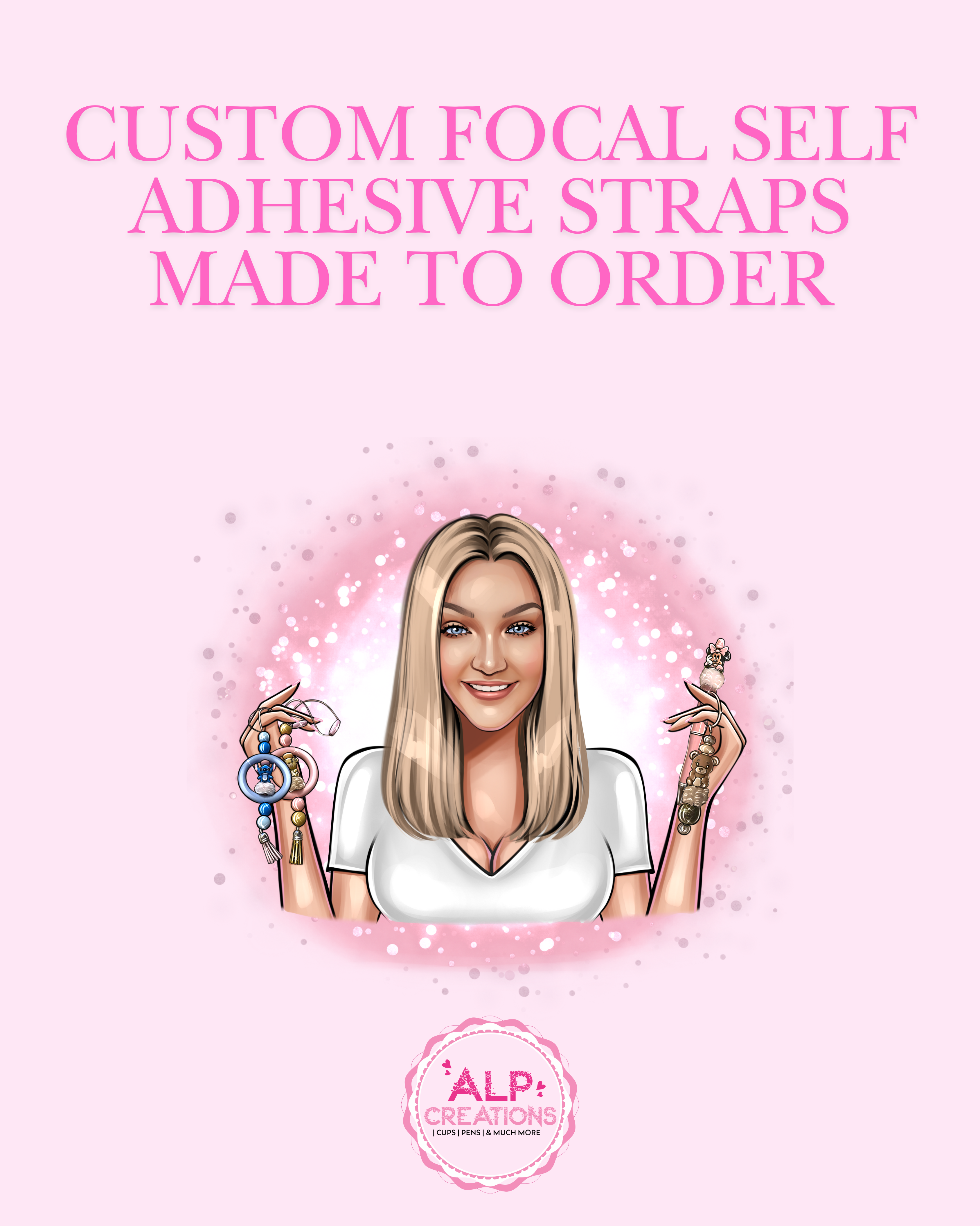 Custom Focal Self-Adhesive Phone Straps – Made to Order