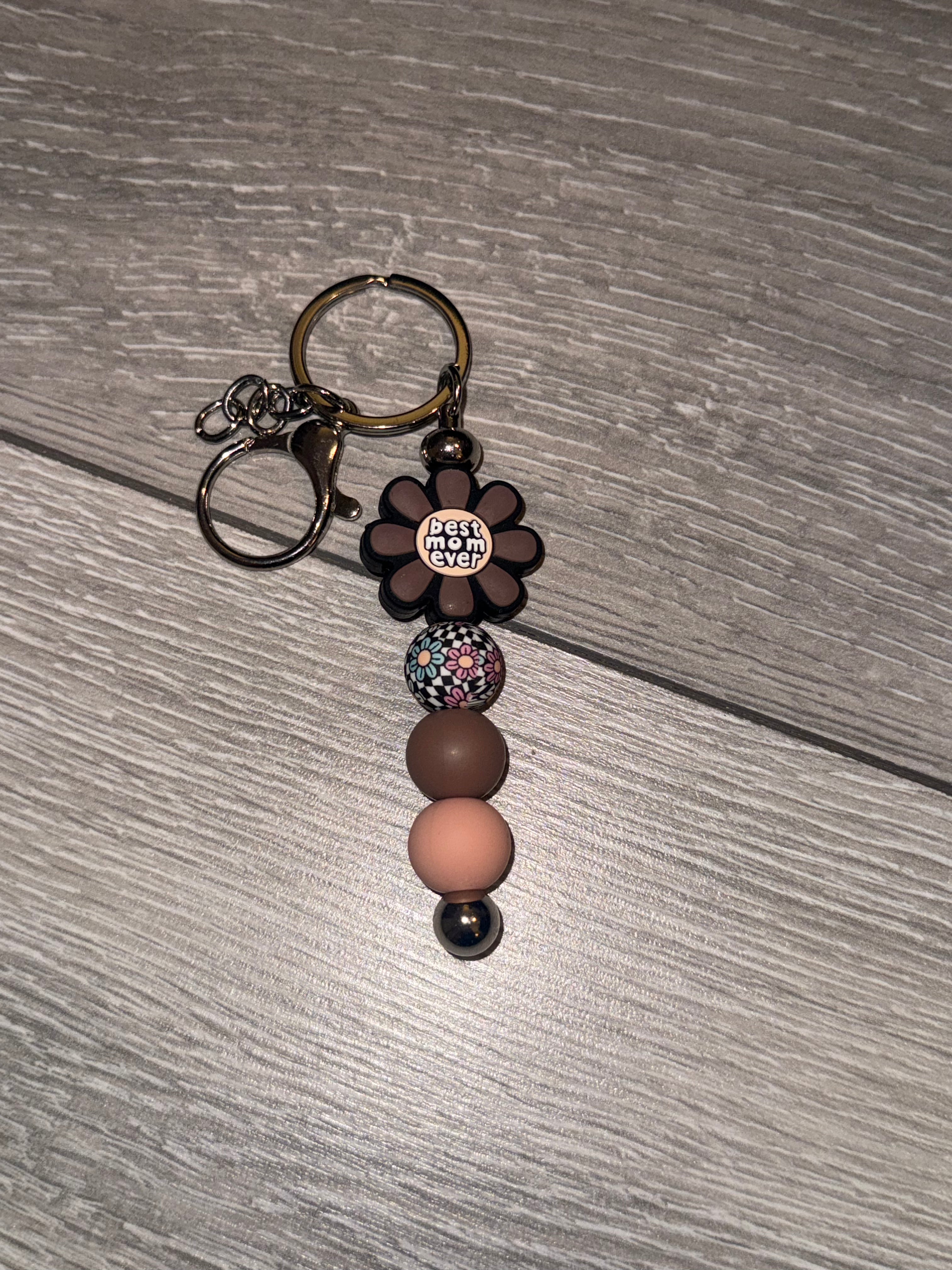 “Best Mom” Focal Keyring