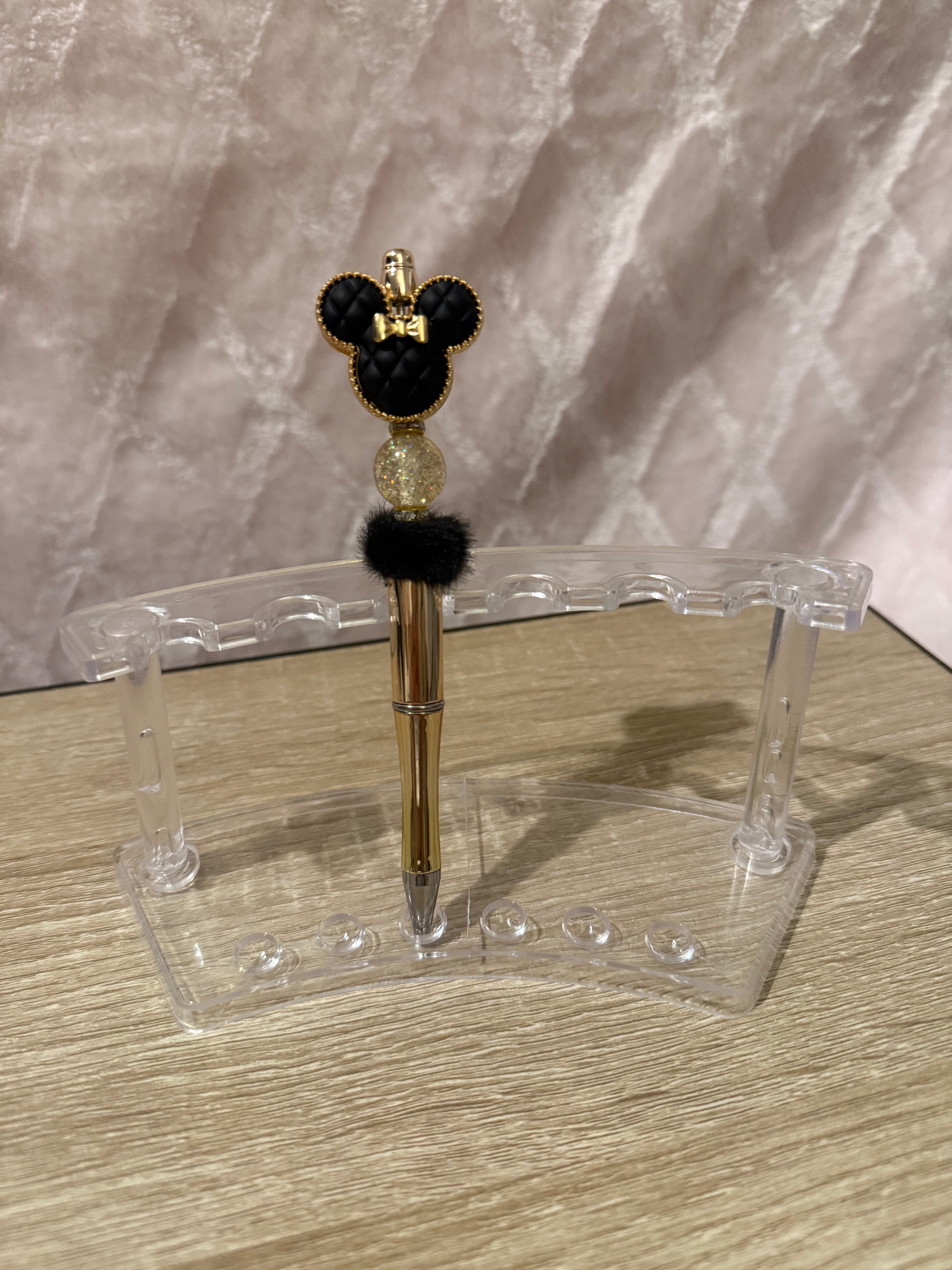 Black & Gold “Mickey Head” Focal Pen