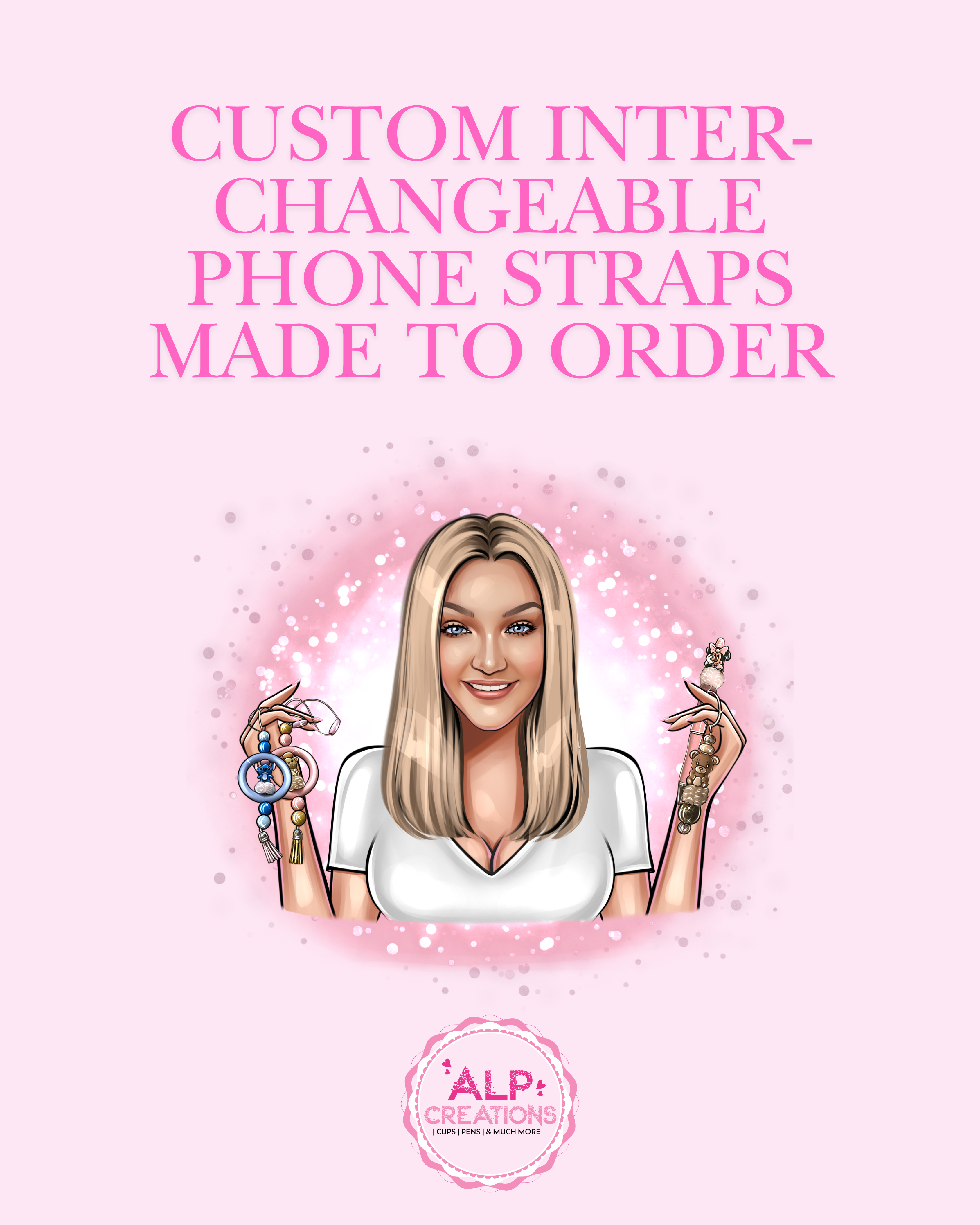 Custom Interchangeable Phone Straps – Made to Order