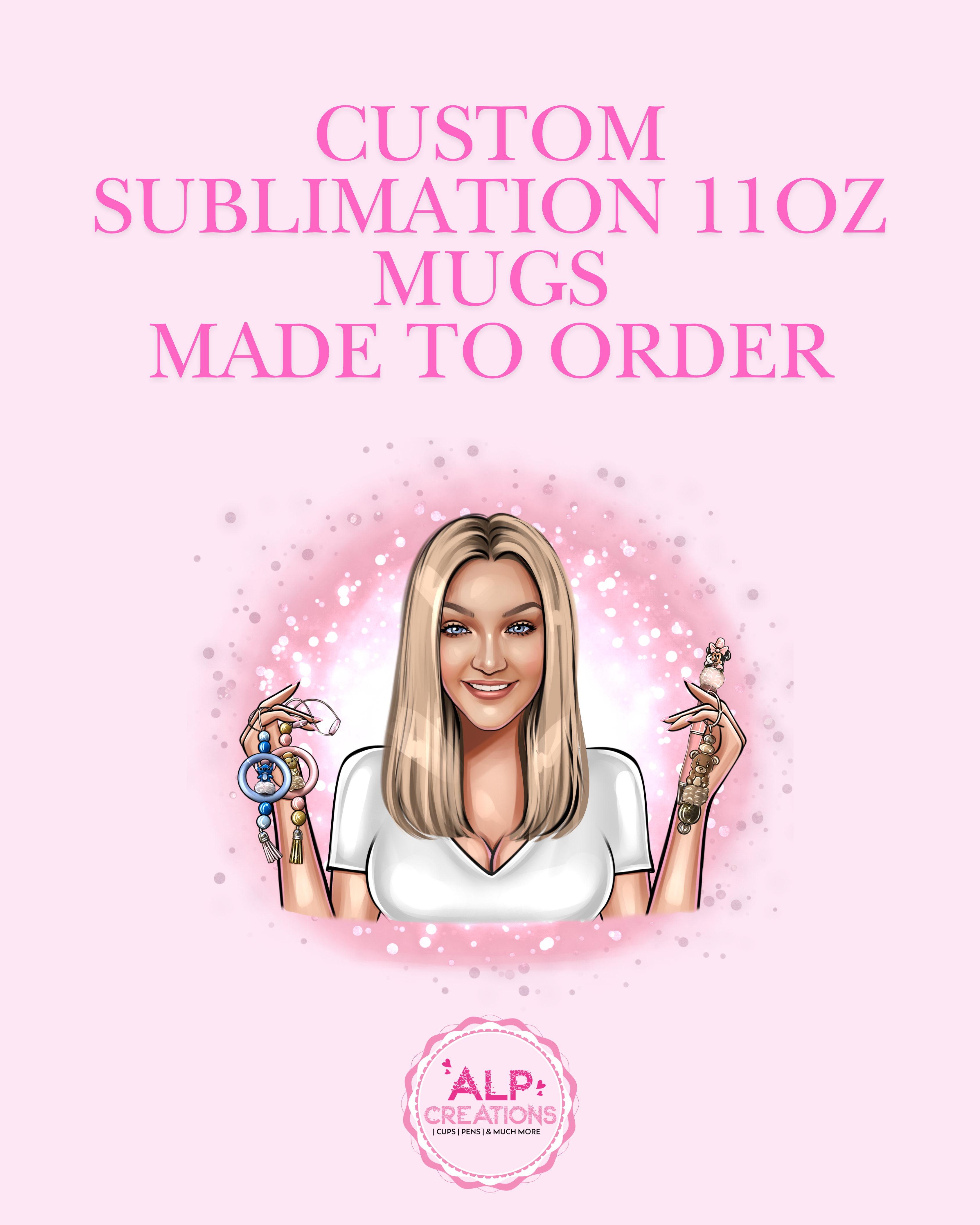 Custom 11oz Sublimation Mugs – Made to Order