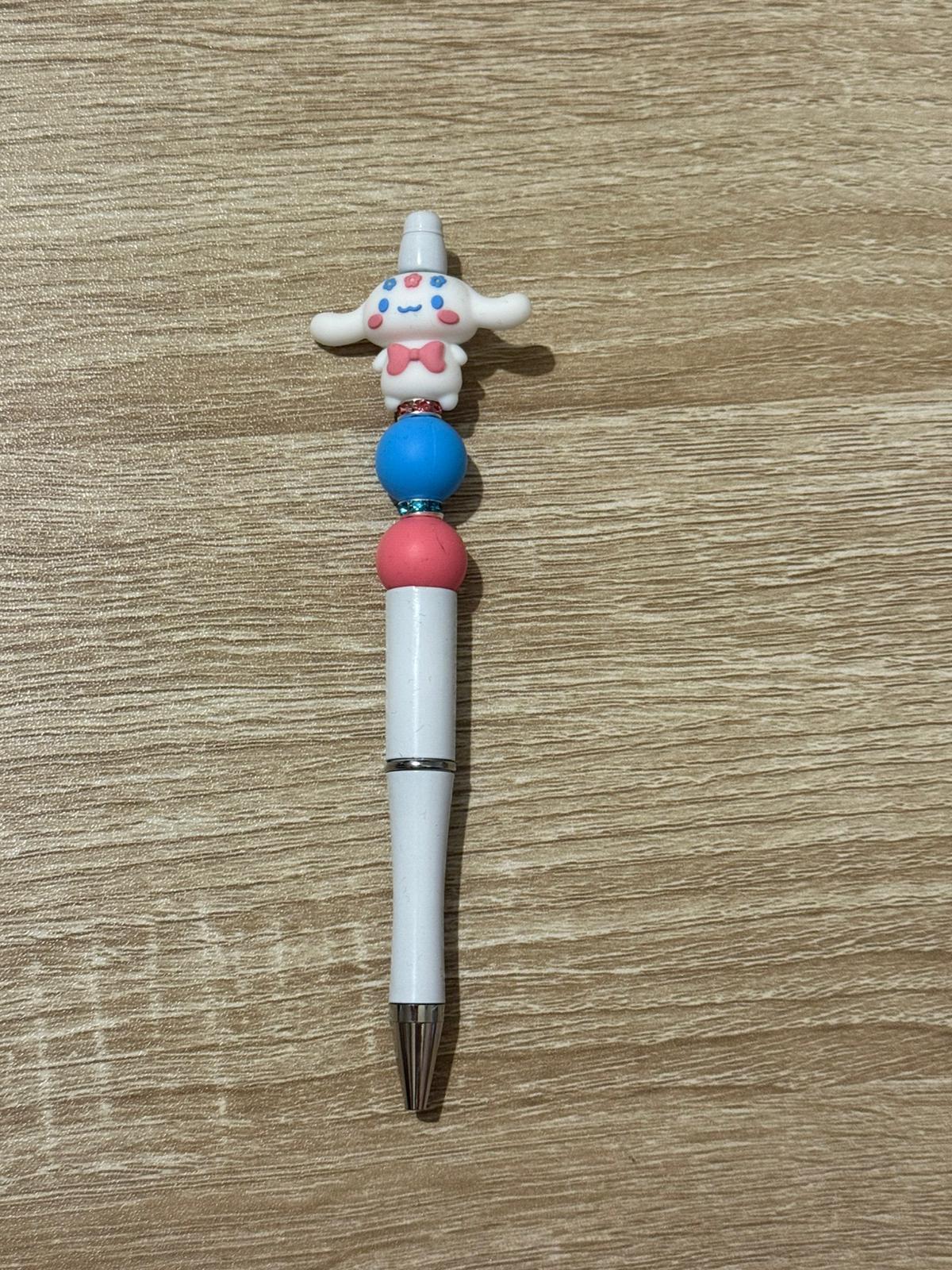 Focal Pen – Cinnamon Roll Design with Silicone Beads