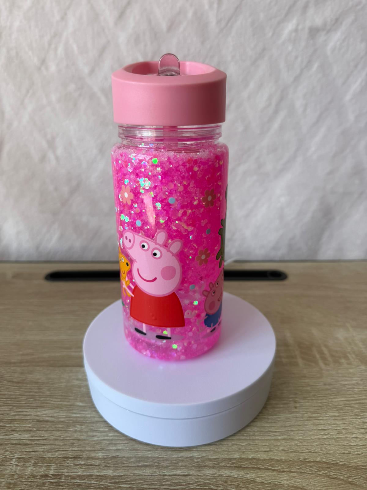 10oz Kids Snowglobe Water Bottle – Peppa Pig Wrap