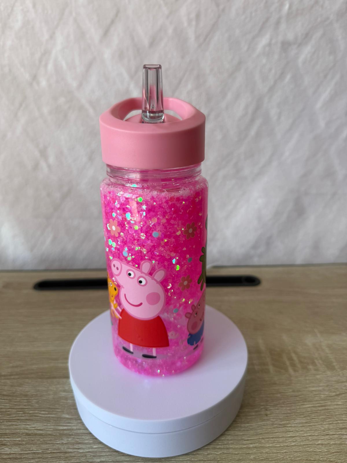 10oz Kids Snowglobe Water Bottle – Peppa Pig Wrap