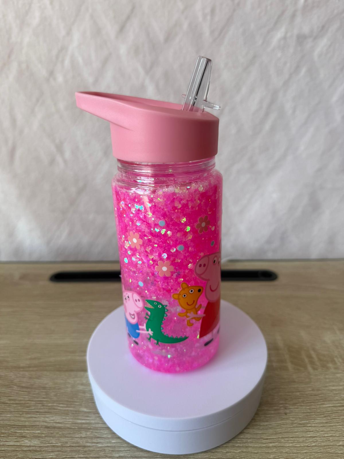10oz Kids Snowglobe Water Bottle – Peppa Pig Wrap