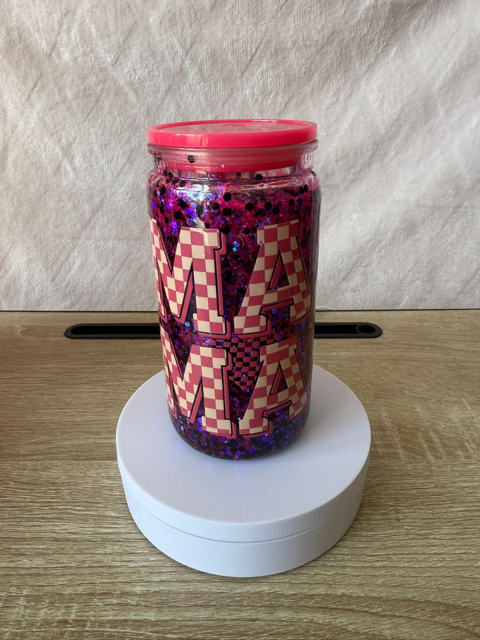 16oz “Mama” Snow Globe Cup