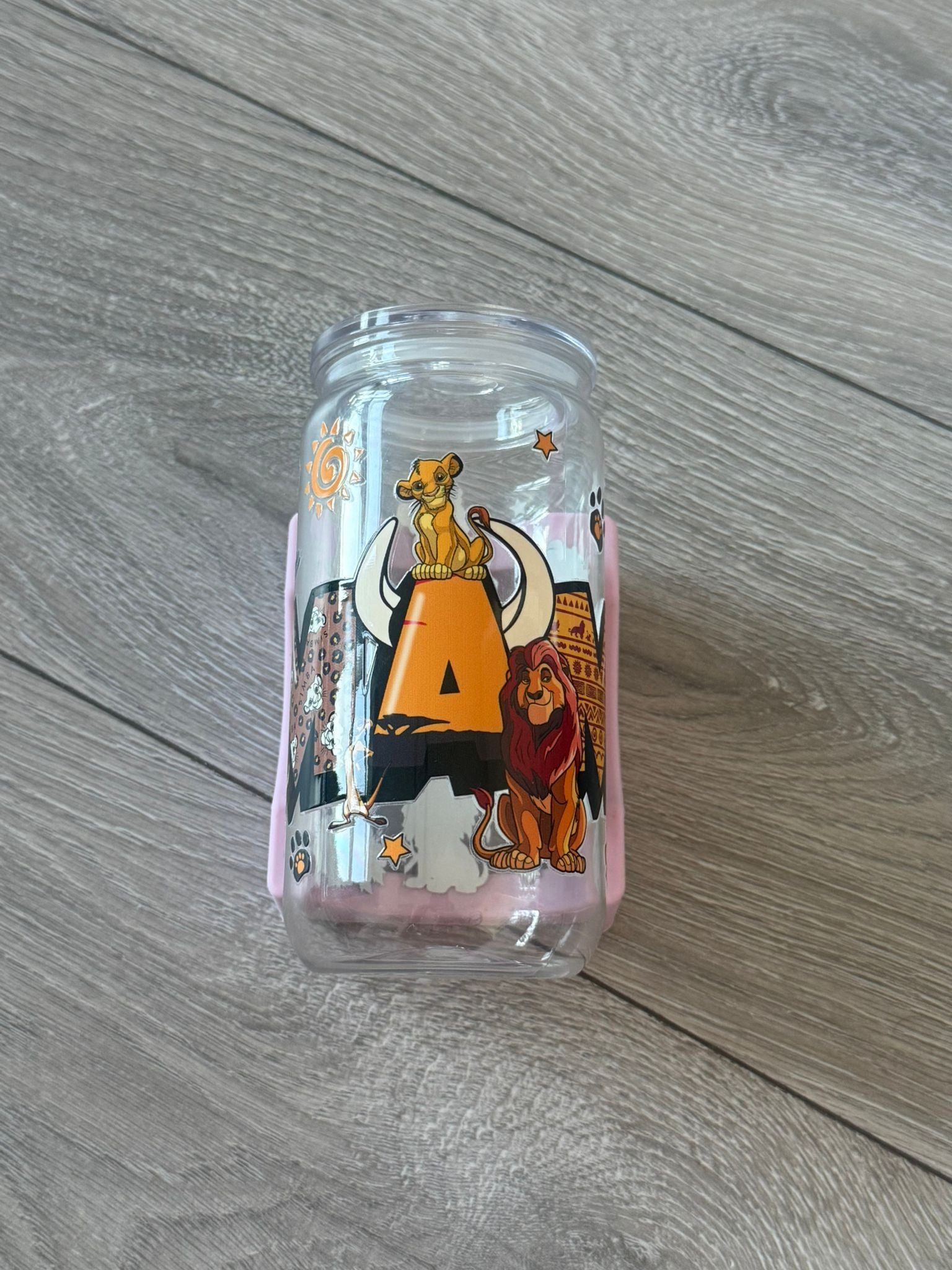 16oz “Lion King Mama” Plastic Libbey Cup