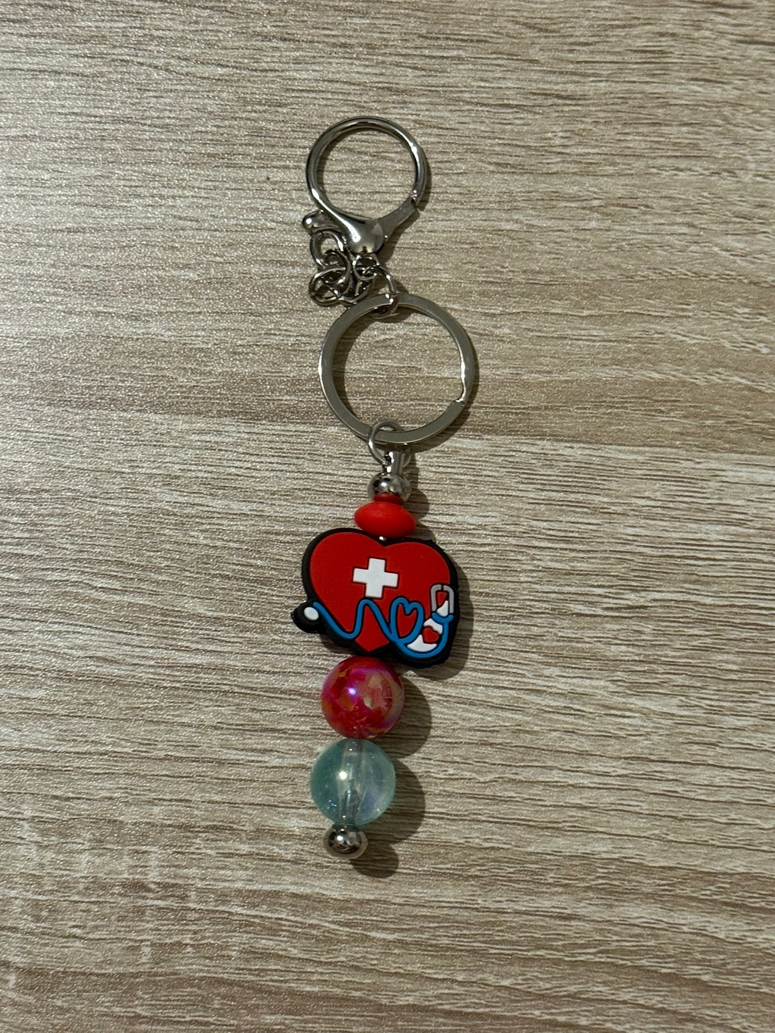 “Nurse Heart” Focal Keyring