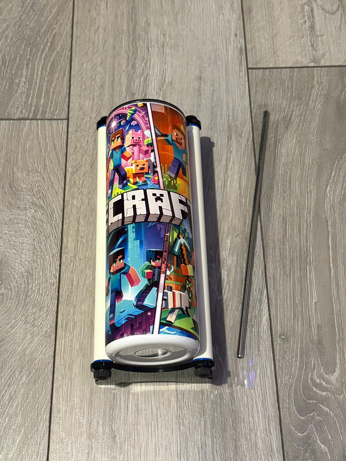 20oz Sublimation Tumbler with Minecraft Wrap