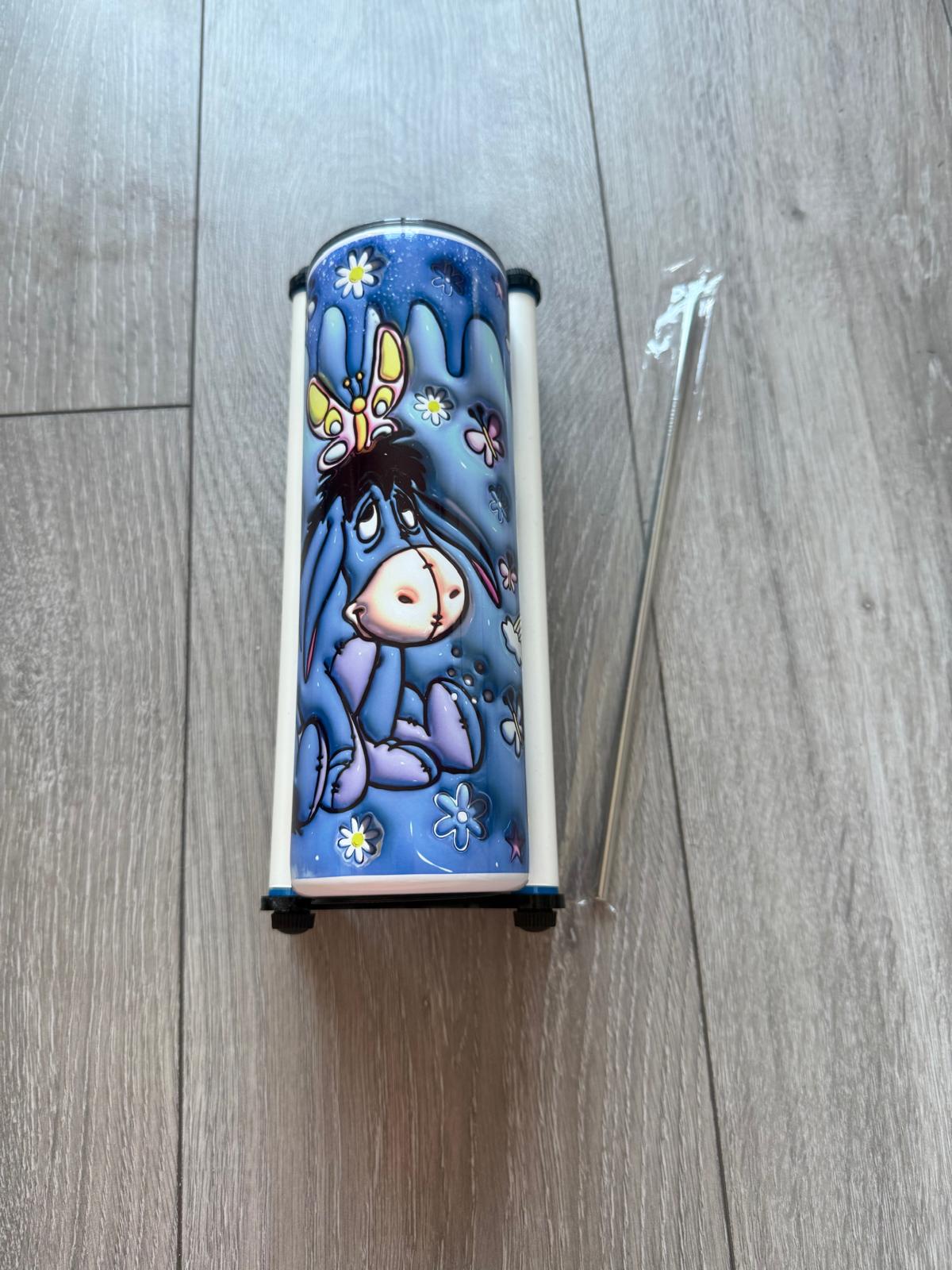 20oz Sublimation Tumbler with Eeyore Wrap
