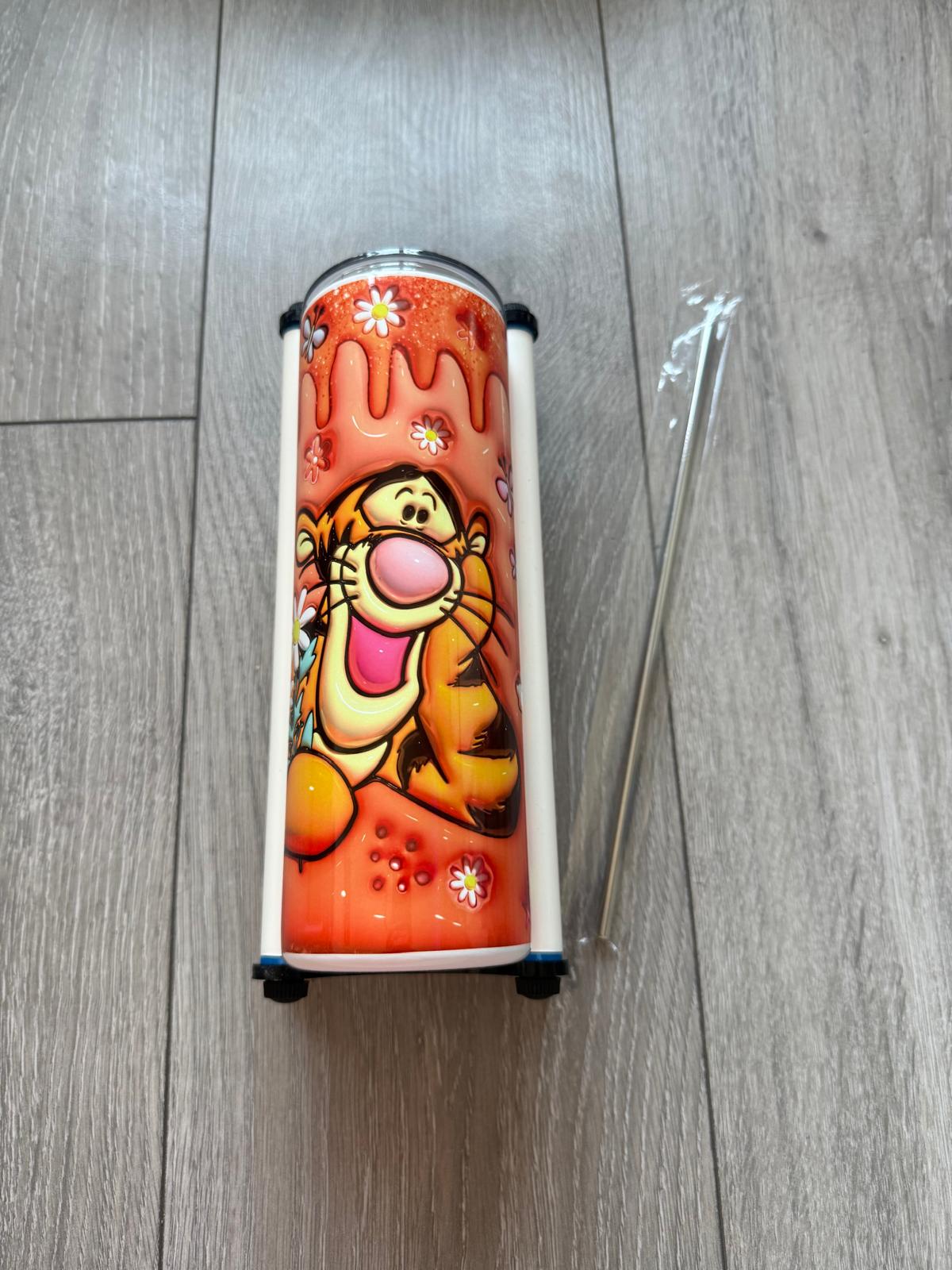 20oz Sublimation Tumbler with Tigger Wrap