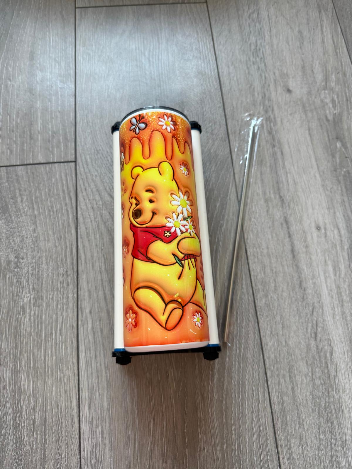 20oz Sublimation Tumbler with Winnie the Pooh Wrap