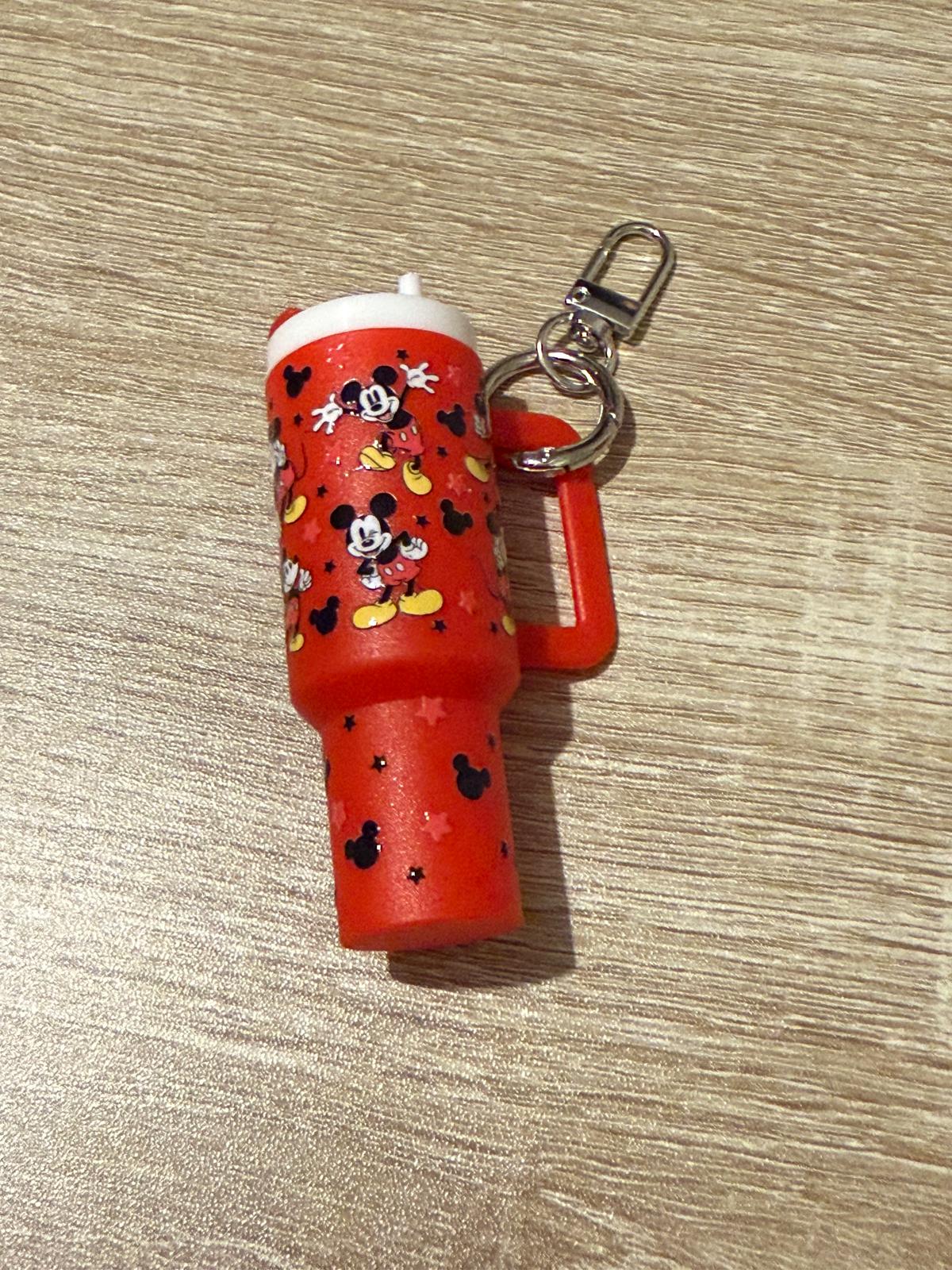 Mini Stanley Lip Balm Holder Keyring with Mickey Mouse Wrap