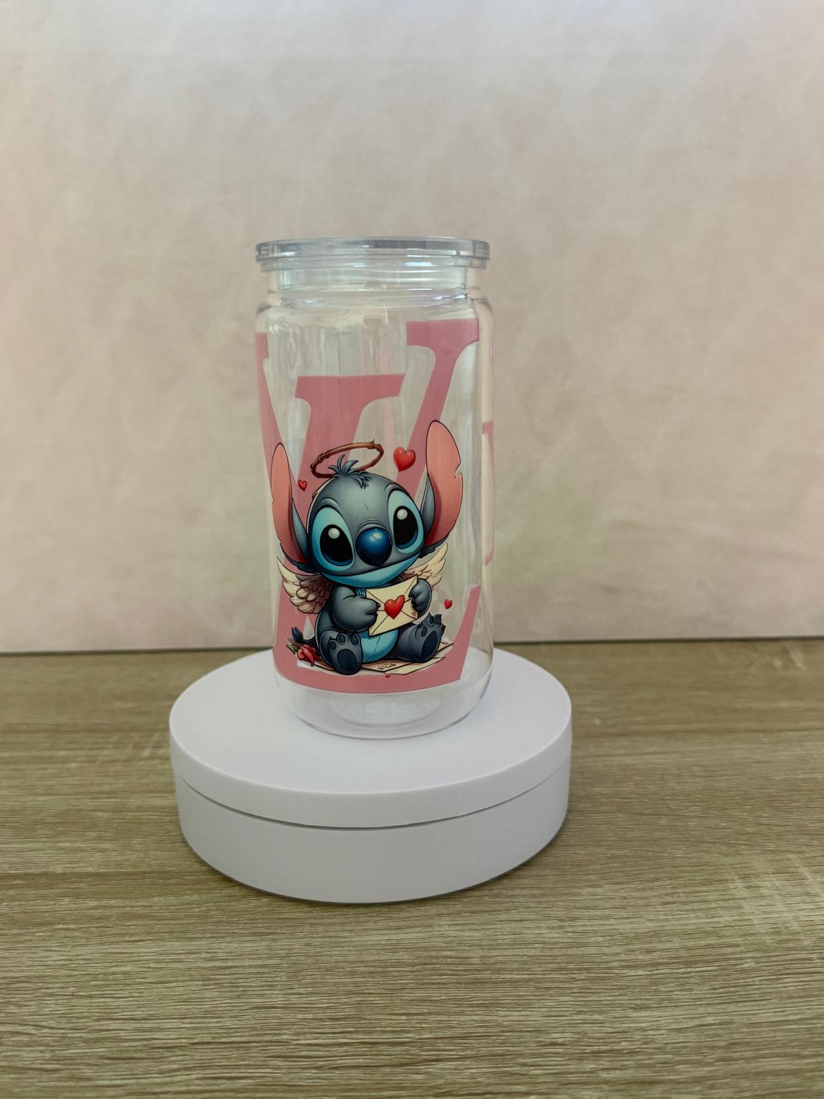 16oz “LV Stitch” Plastic Libbey Cup