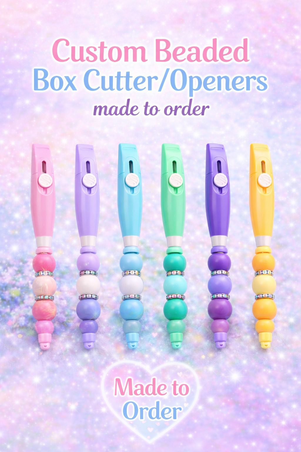 Personalised Beaded Box Cutter/Openers | Handmade Gifts UK – ALP Creations