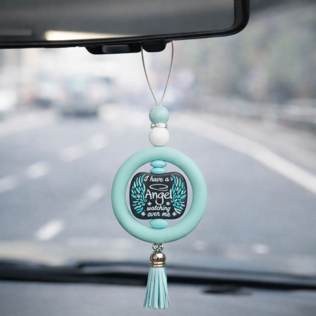 “Guardian Angel” Rear View Mirror Car Charm