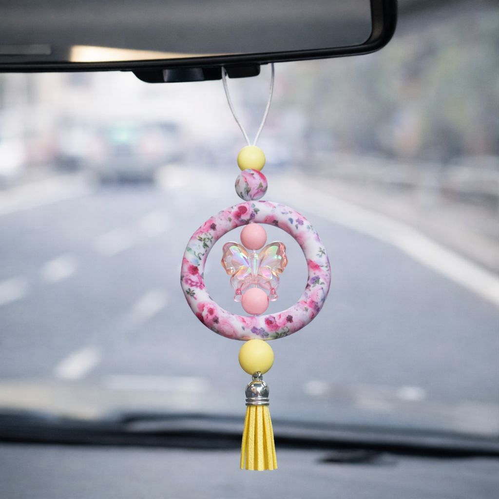 “Butterfly” Rear View Mirror Car Charm