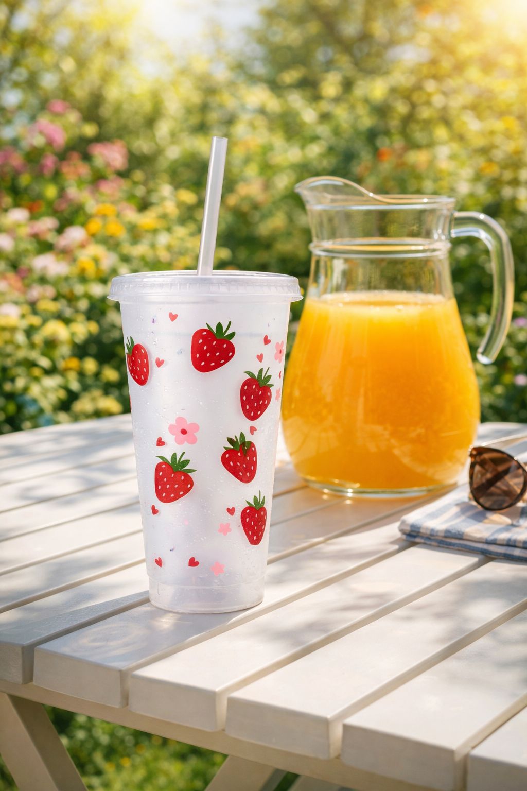 24oz “Strawberries” Cold Cup