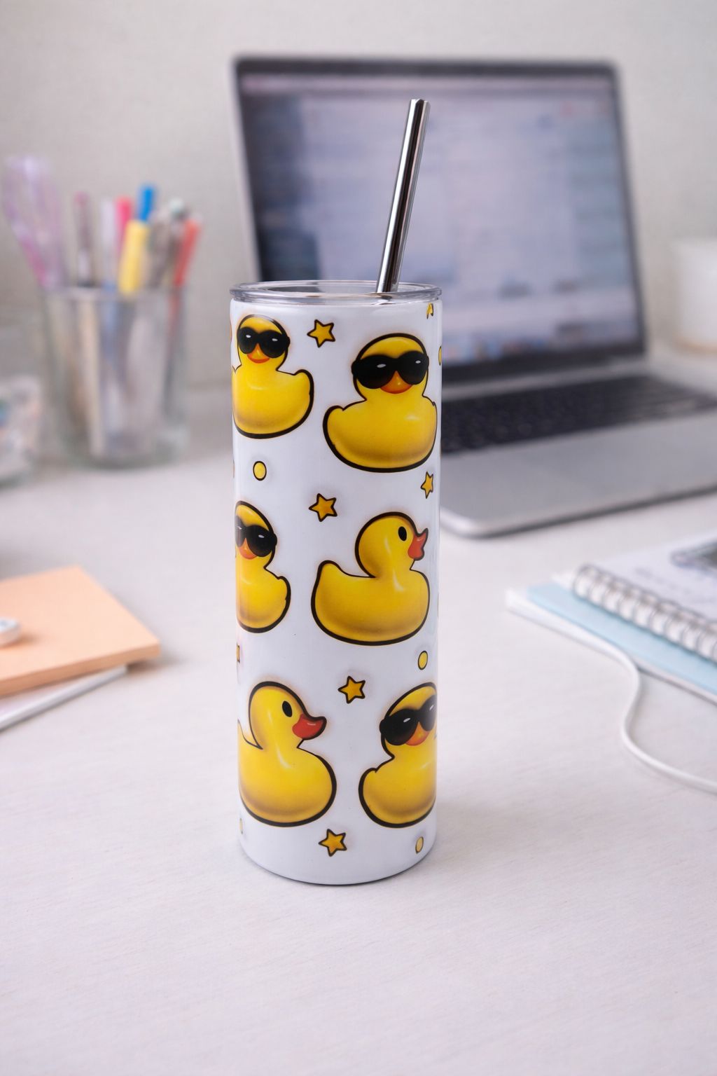 20oz Sublimation Tumbler with Duck Wrap